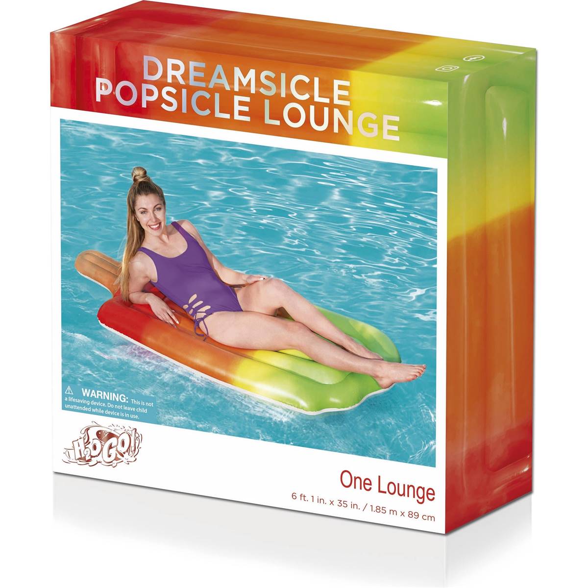 H20 Go Inflatable Lounge Float Assorted Each Woolworths