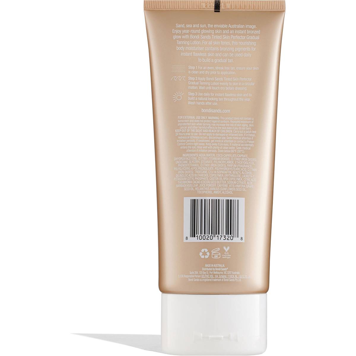 Bondi Sands Gradual Tanning Lotion Tinted Skin Perfector 150ml Woolworths