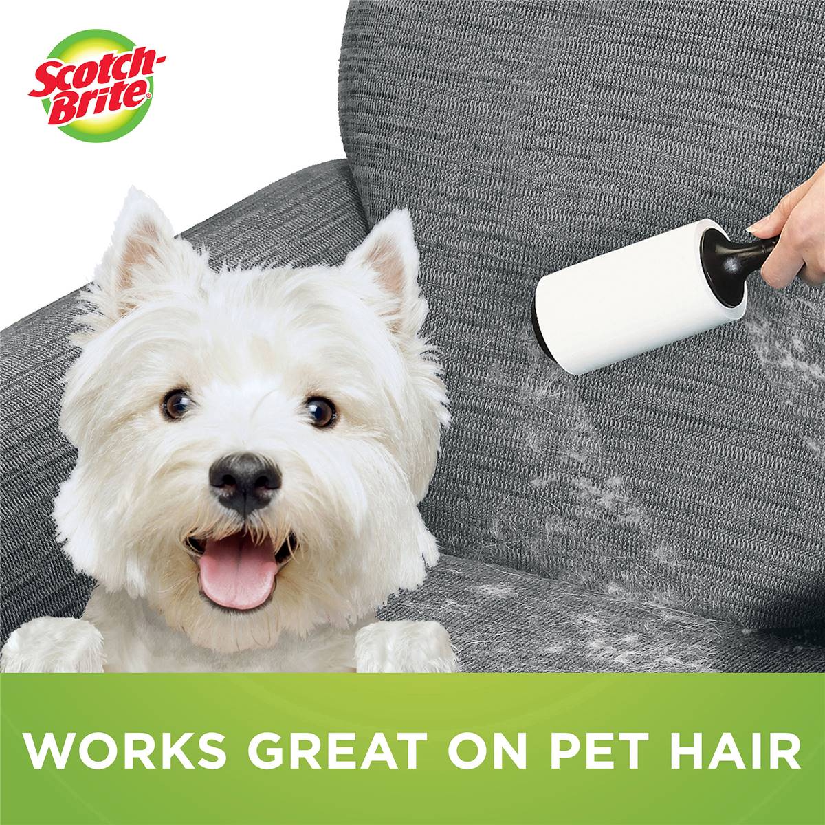 Scotchbrite Pet Hair Lint Roller Each Woolworths