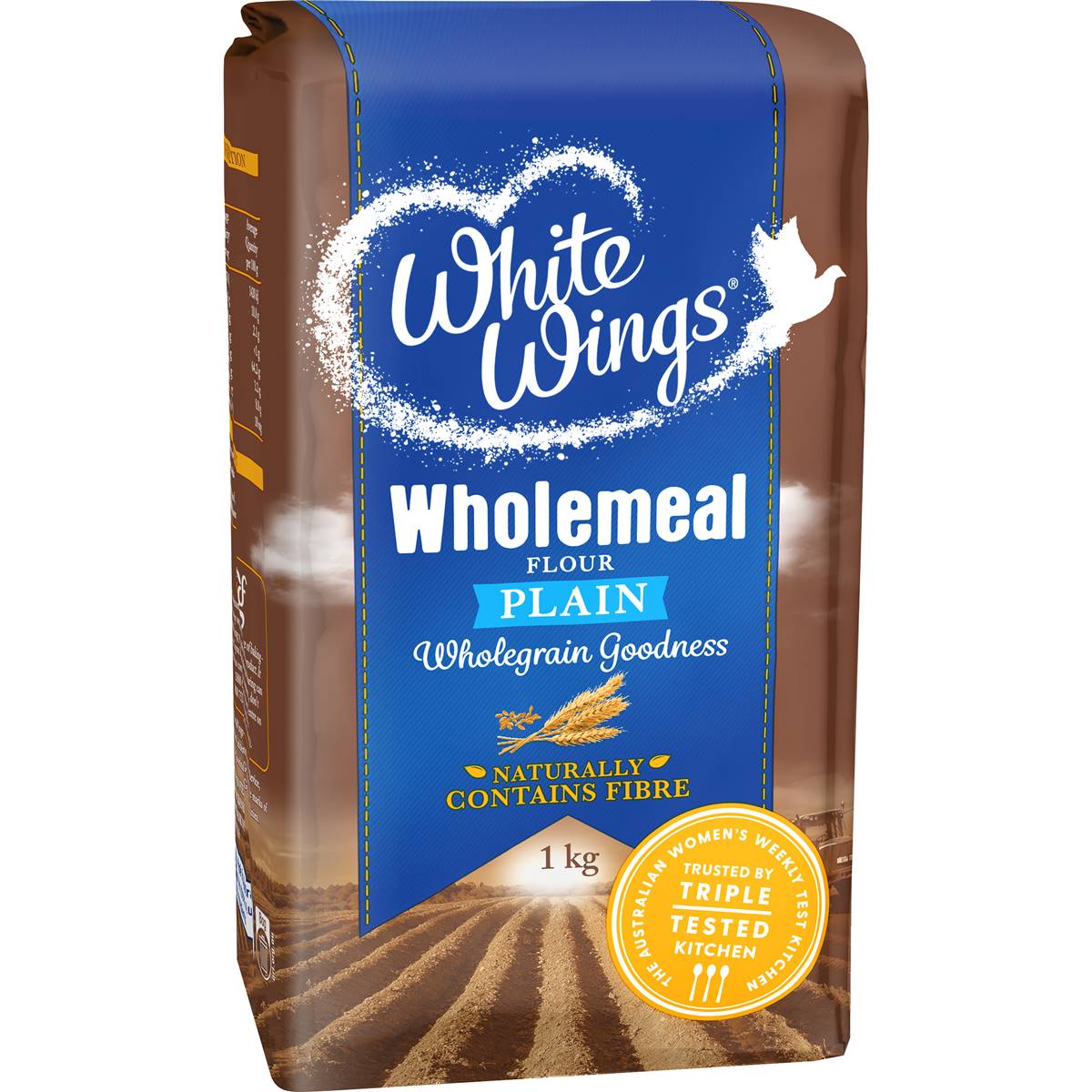 White Wings Plain Flour Wholemeal 1kg | Woolworths