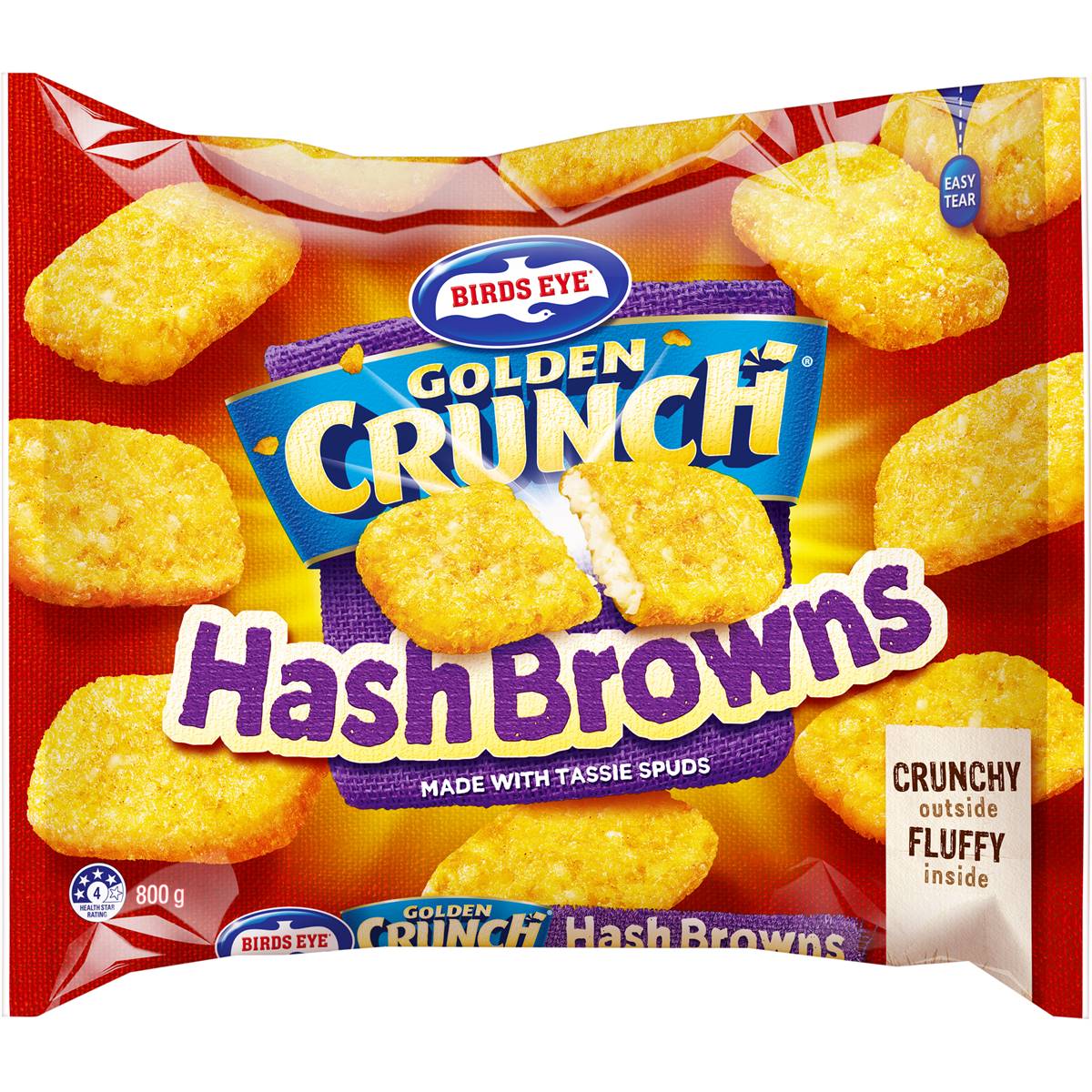 Birds Eye Golden Crunch Hash Browns 800g Woolworths