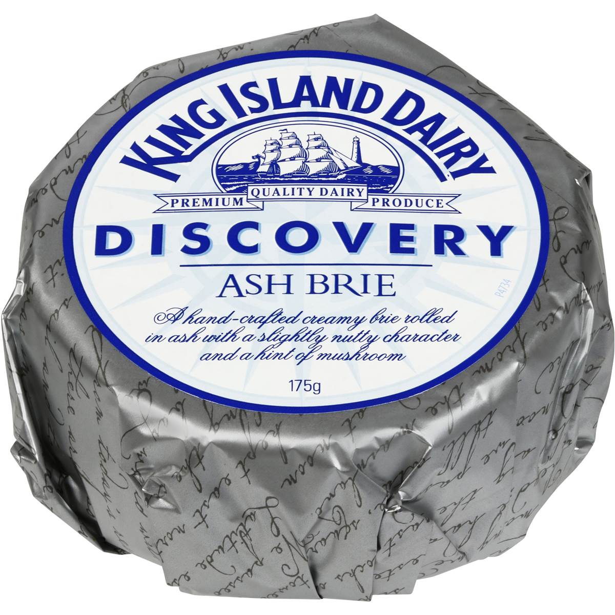 King Island Cheese Brie Ash Discvy 175g Woolworths
