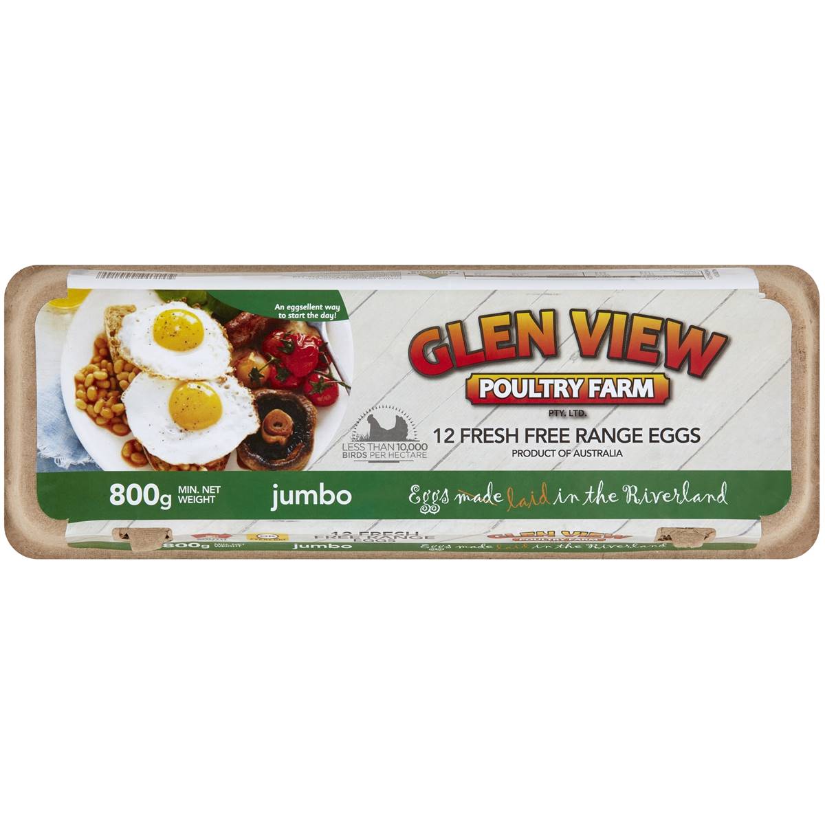Glen View Poultry Farm 12 Jumbo Fresh Free Range Eggs