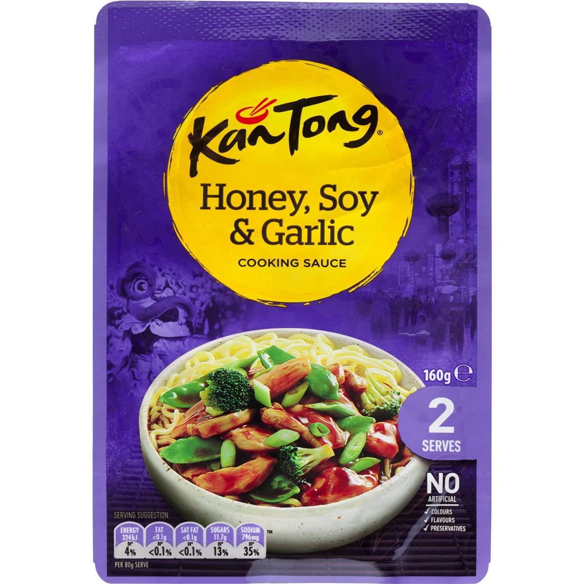 Kan Tong Inspirations Stir Fry Sauce Honey Soy & Garlic 160g | Woolworths