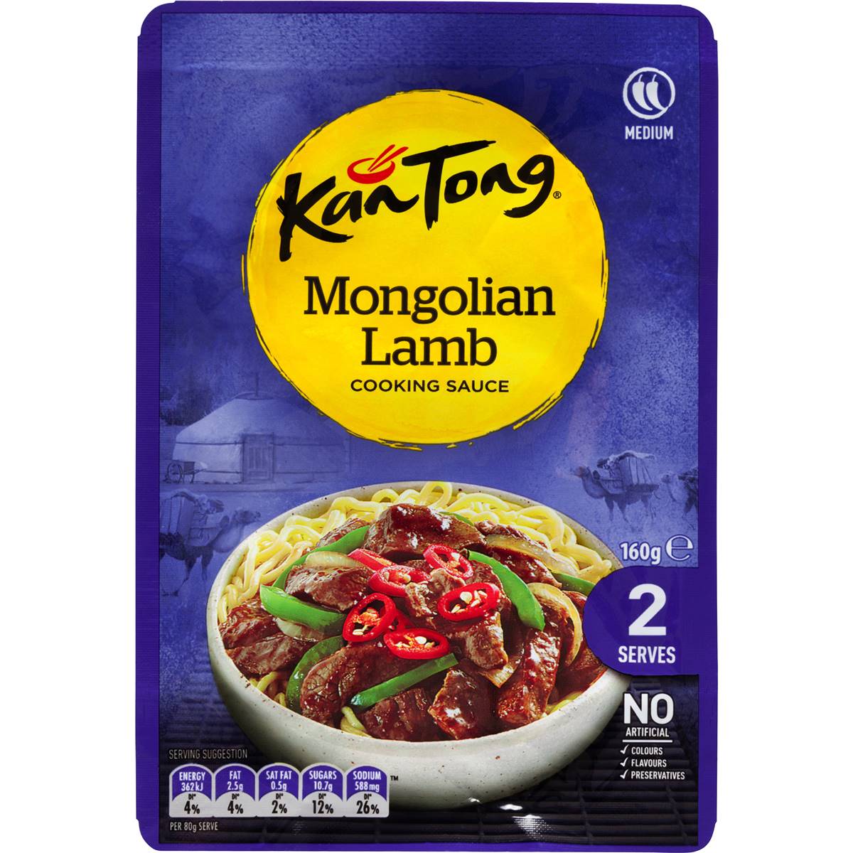 Kan Tong Inspirations Stir Fry Sauce Sizzling Mongolian 160g Woolworths