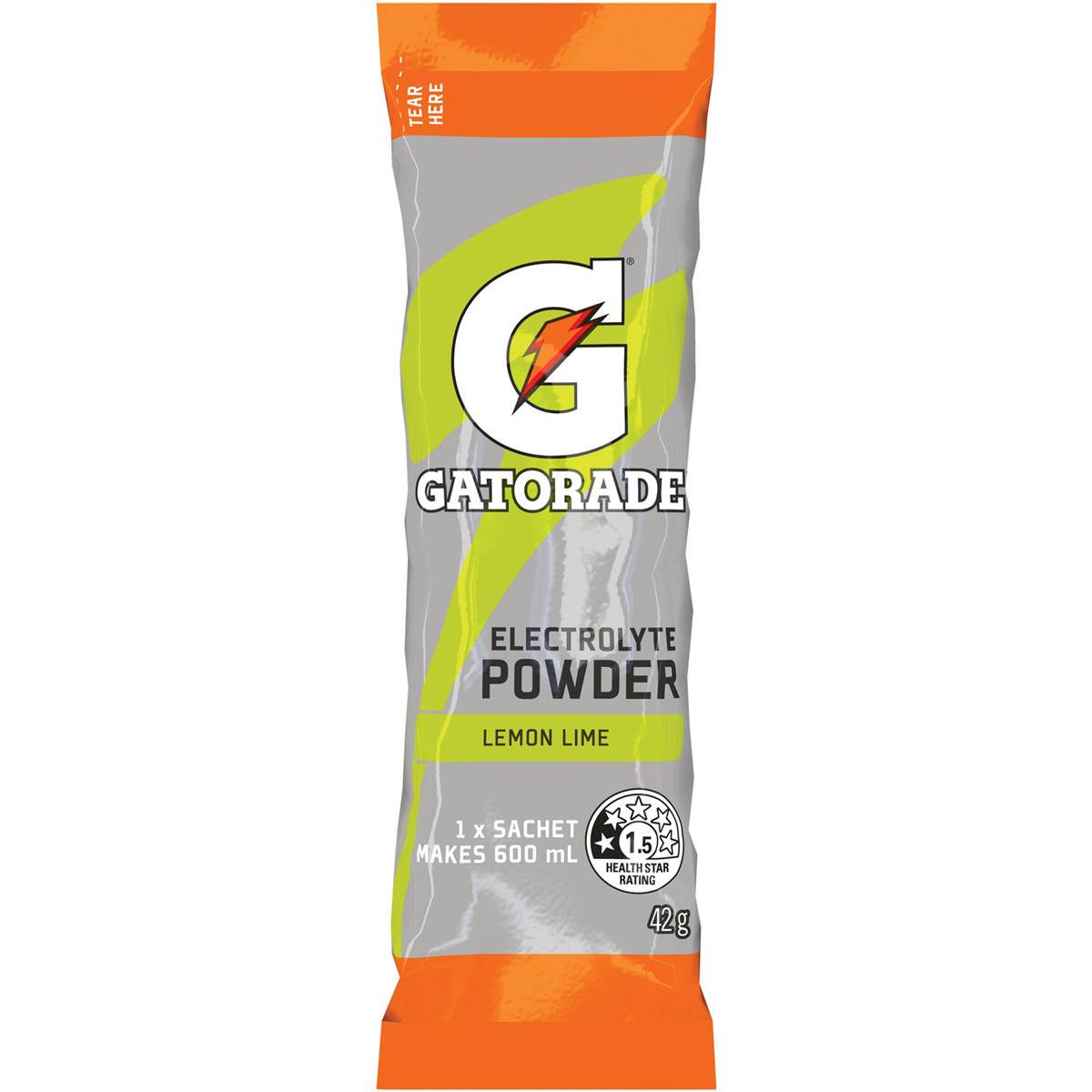 Gatorade Powder Sports Drinks Lemon Lime Sachets Multipack 42g X 10 ...