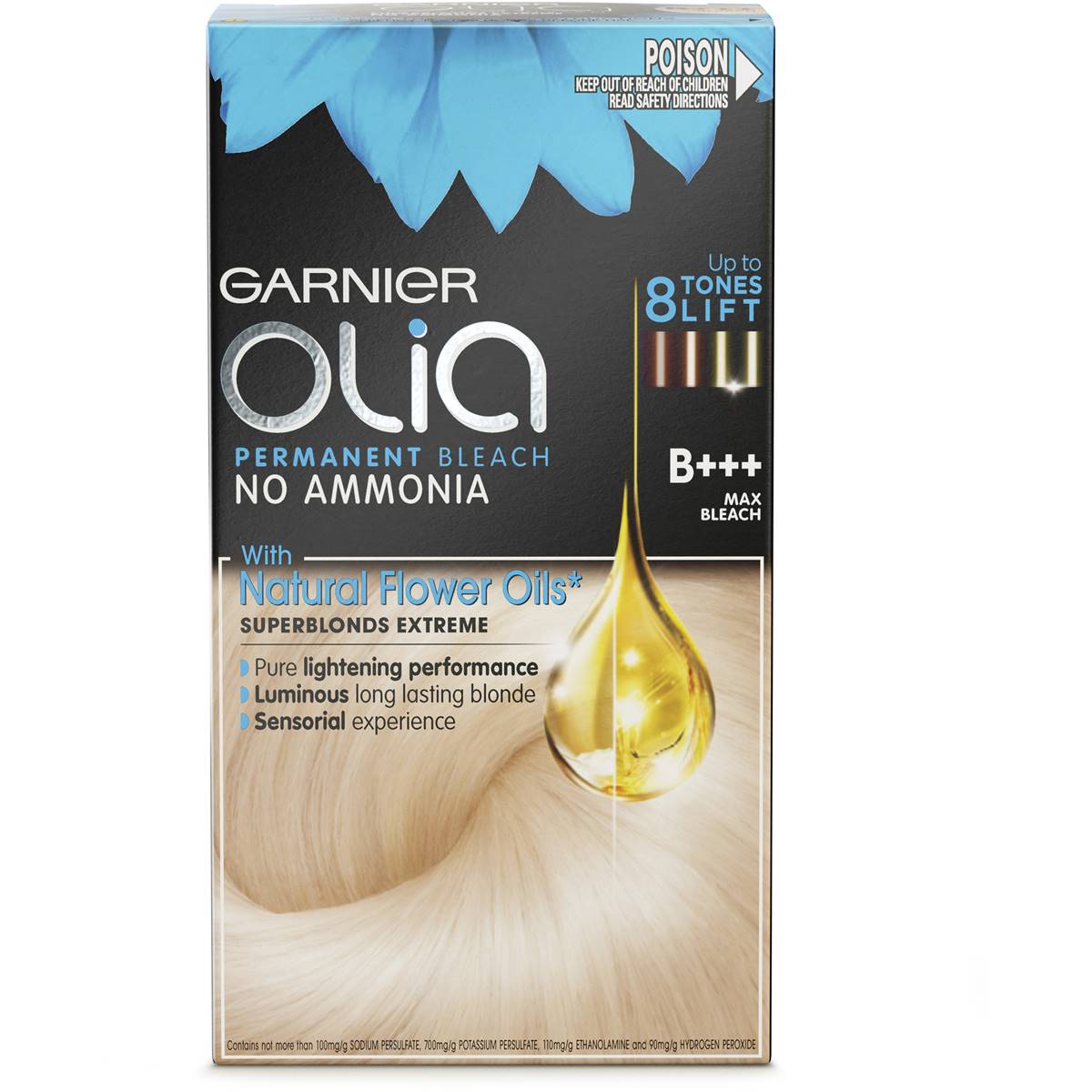 Garnier Olia Permanent Max Bleach No Ammonia Each Woolworths