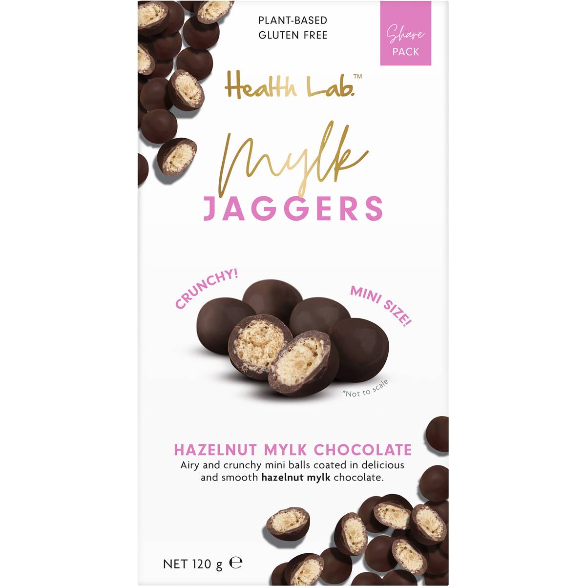 Health Lab Mylk Jaggers Hazelnut Mylk Chocolate Balls 120g Woolworths