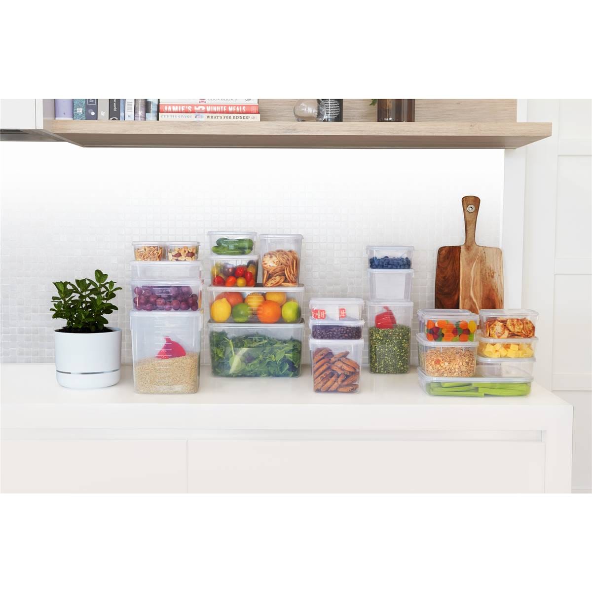 Decor Tellfresh Container Set, Oblong 500ml X 3 Pack Woolworths