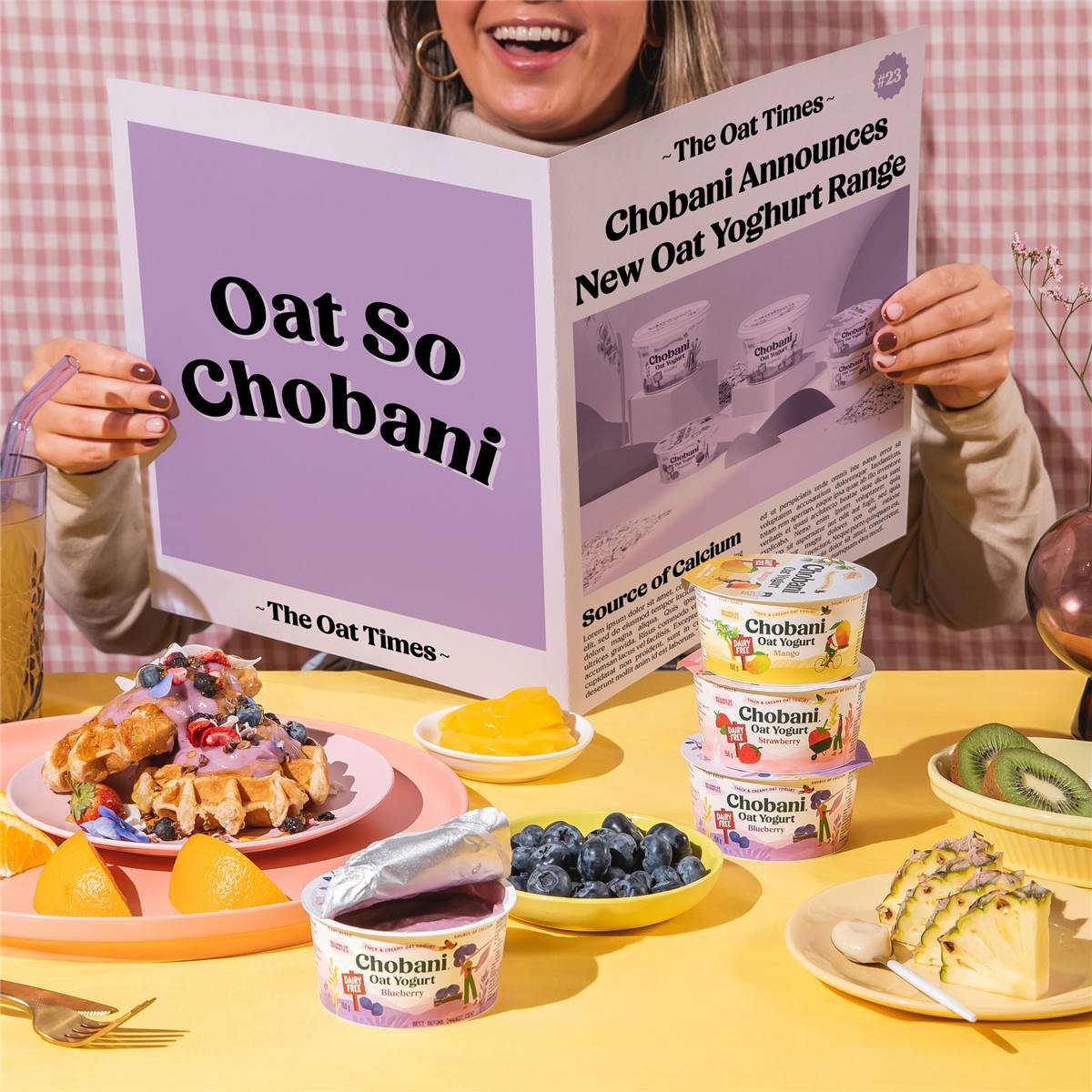 Chobani Oat Yogurt Blueberry Dairy Free 150g | Woolworths