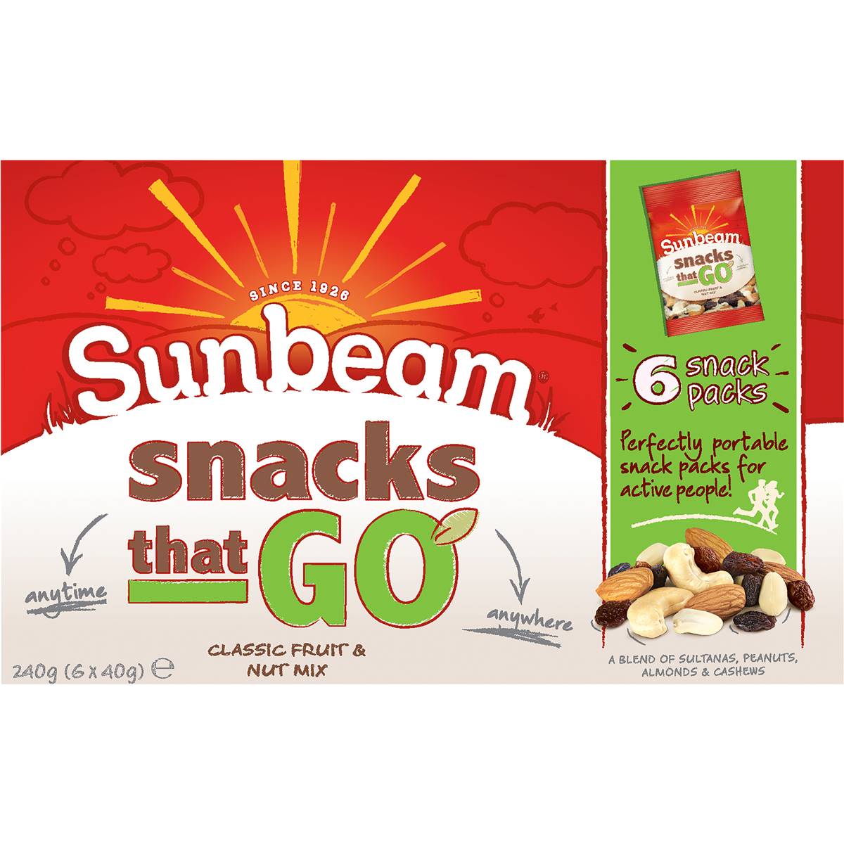 Sunbeam Classic Mixed Fruit 6 Pack Woolworths