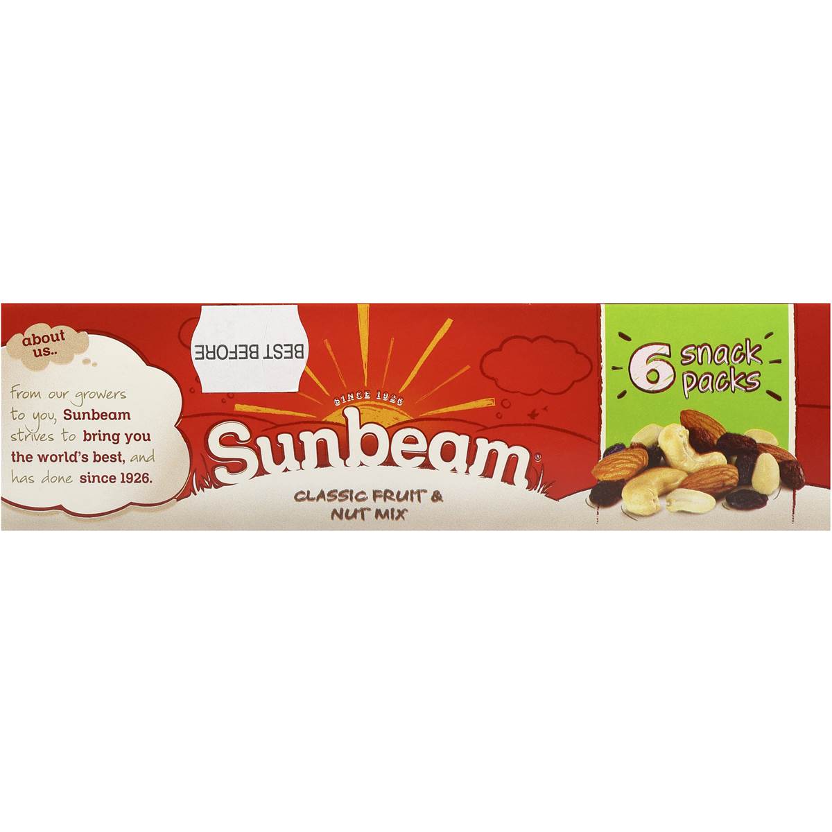Sunbeam Classic Mixed Fruit 6pk 240g Woolworths