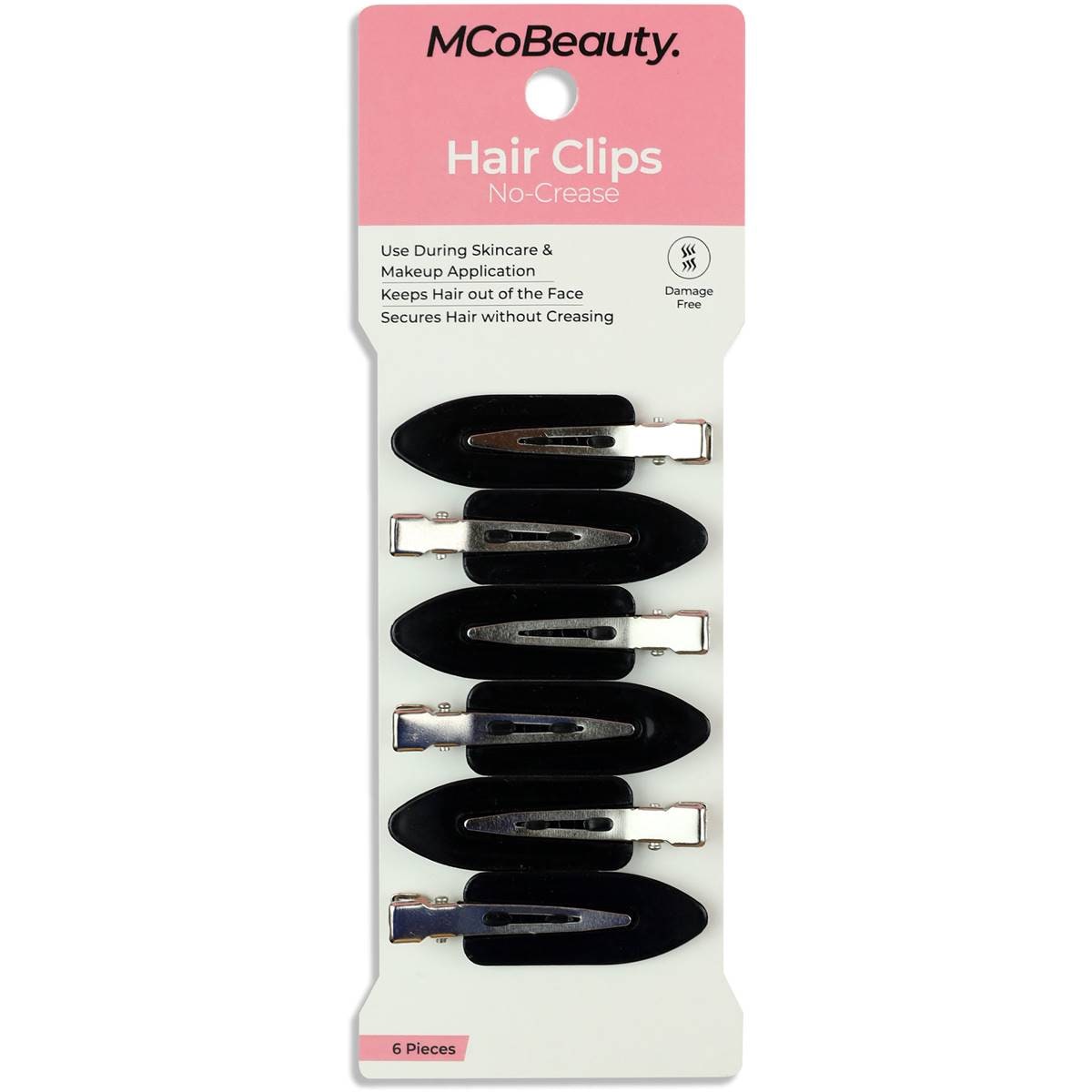 Mcobeauty Hair Clips No Crease Assorted 6 Pack Woolworths