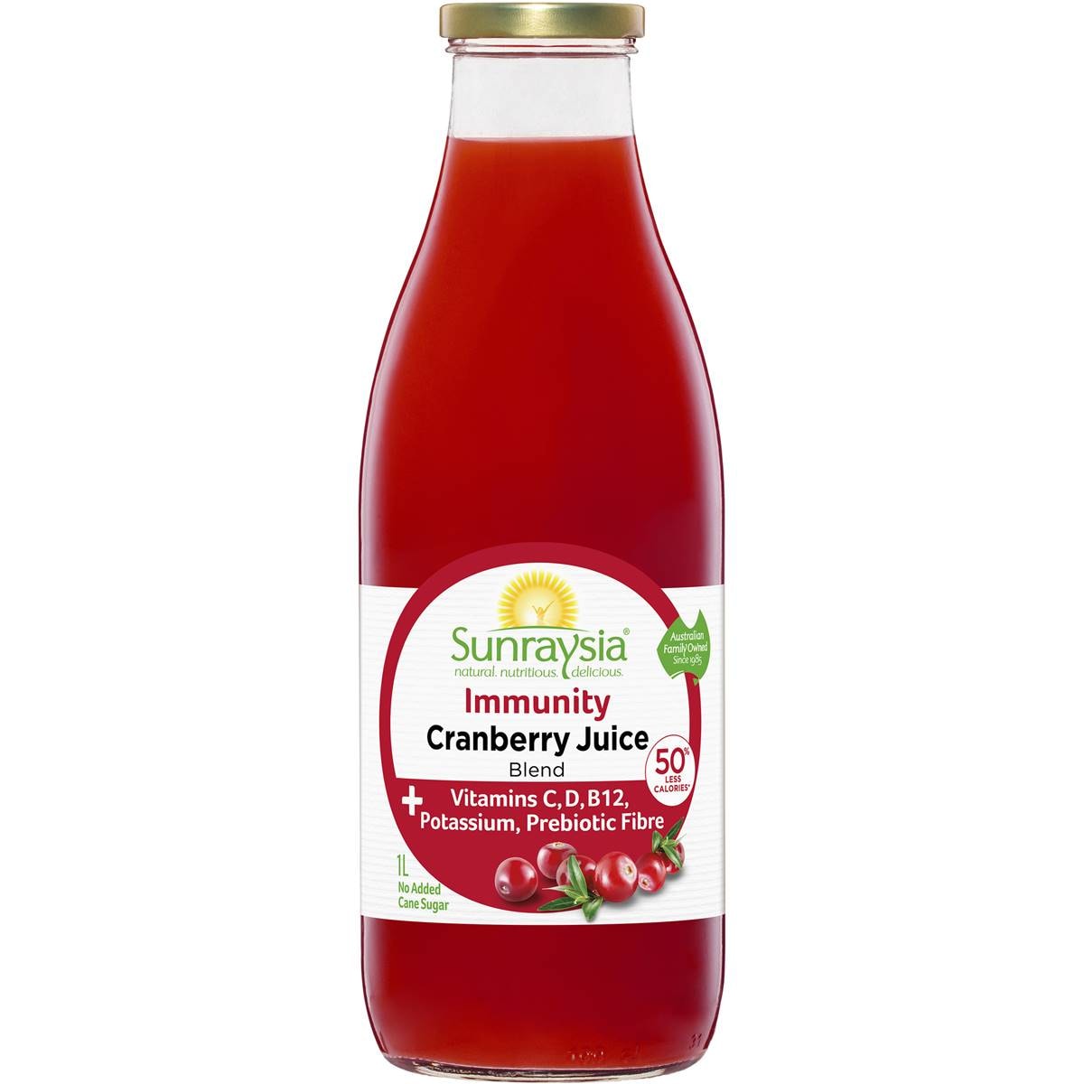 Sunraysia Immunity Cranberry Juice Blend 1l Woolworths
