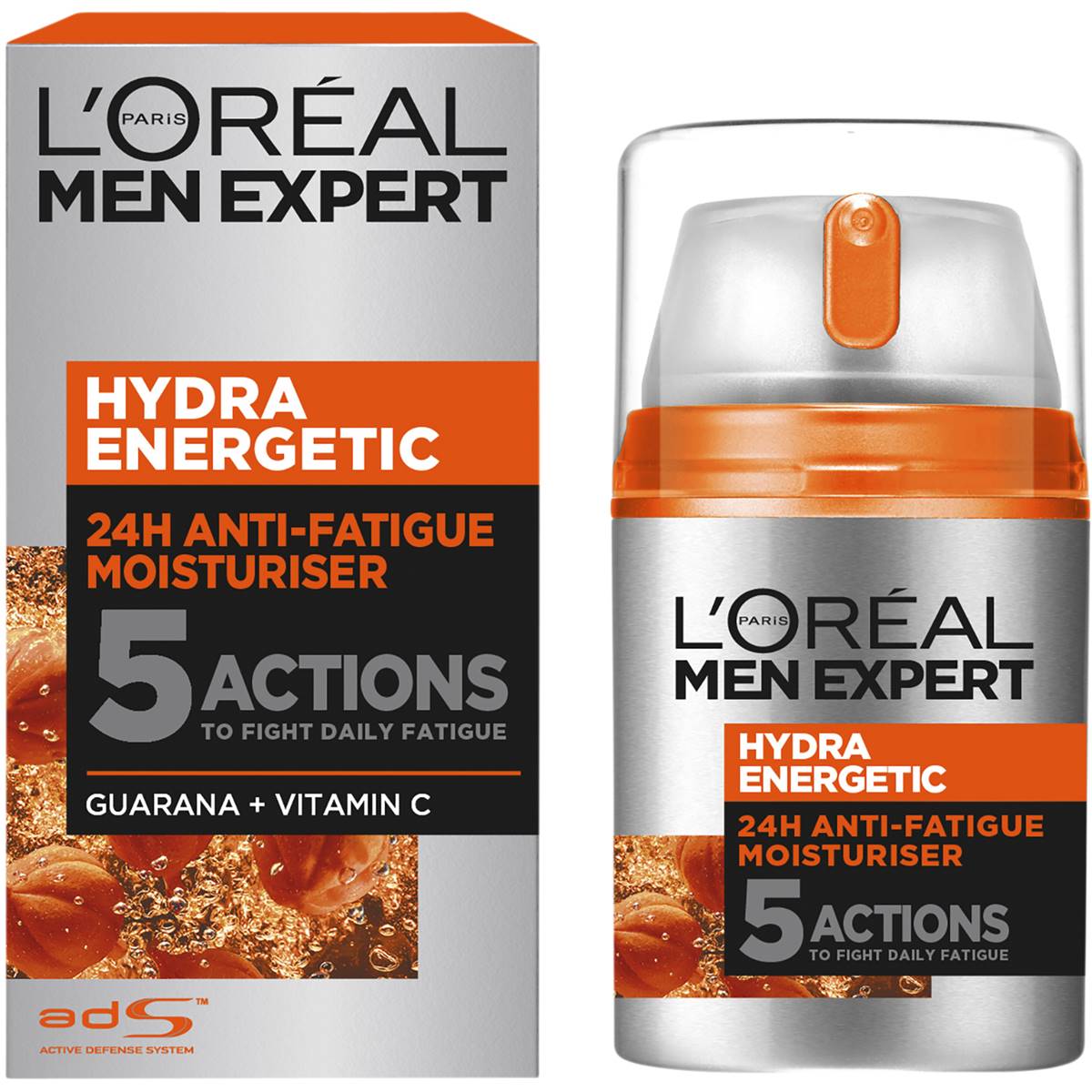 L'oreal Men Expert Hydra Energetic 24 Hour Moisturiser 50ml | Woolworths