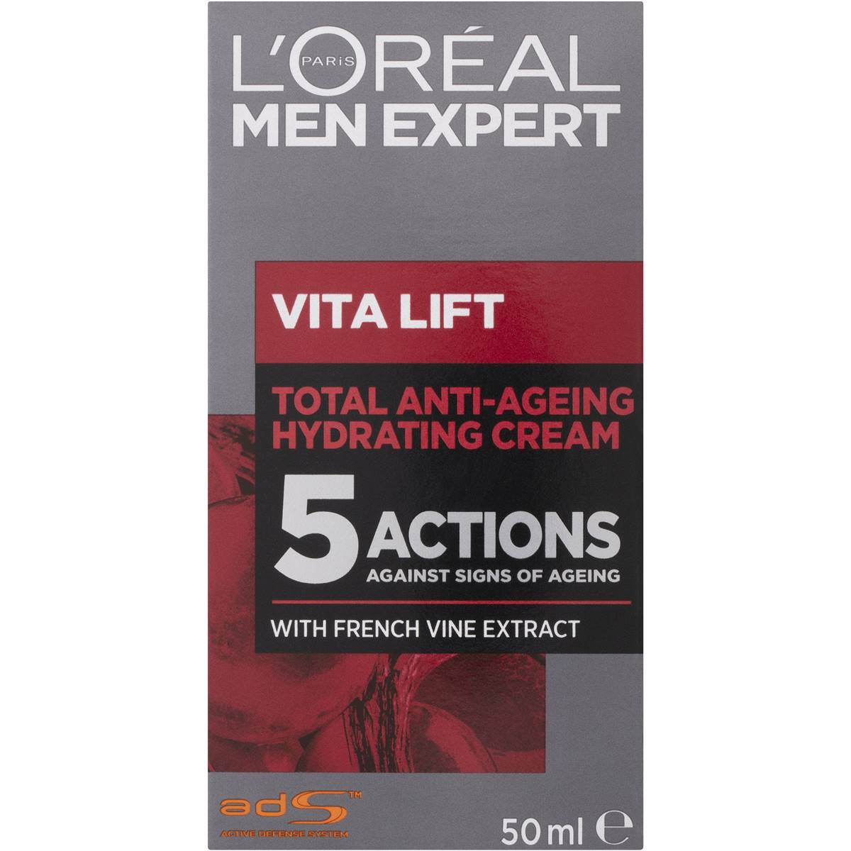 L'oreal Face Care Men Expert Vita Lift 5 50ml | Woolworths