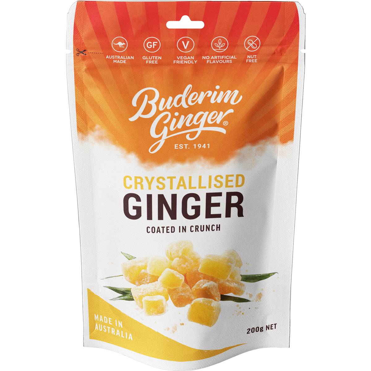 Buderim Ginger Crystallised Ginger 200g | Woolworths