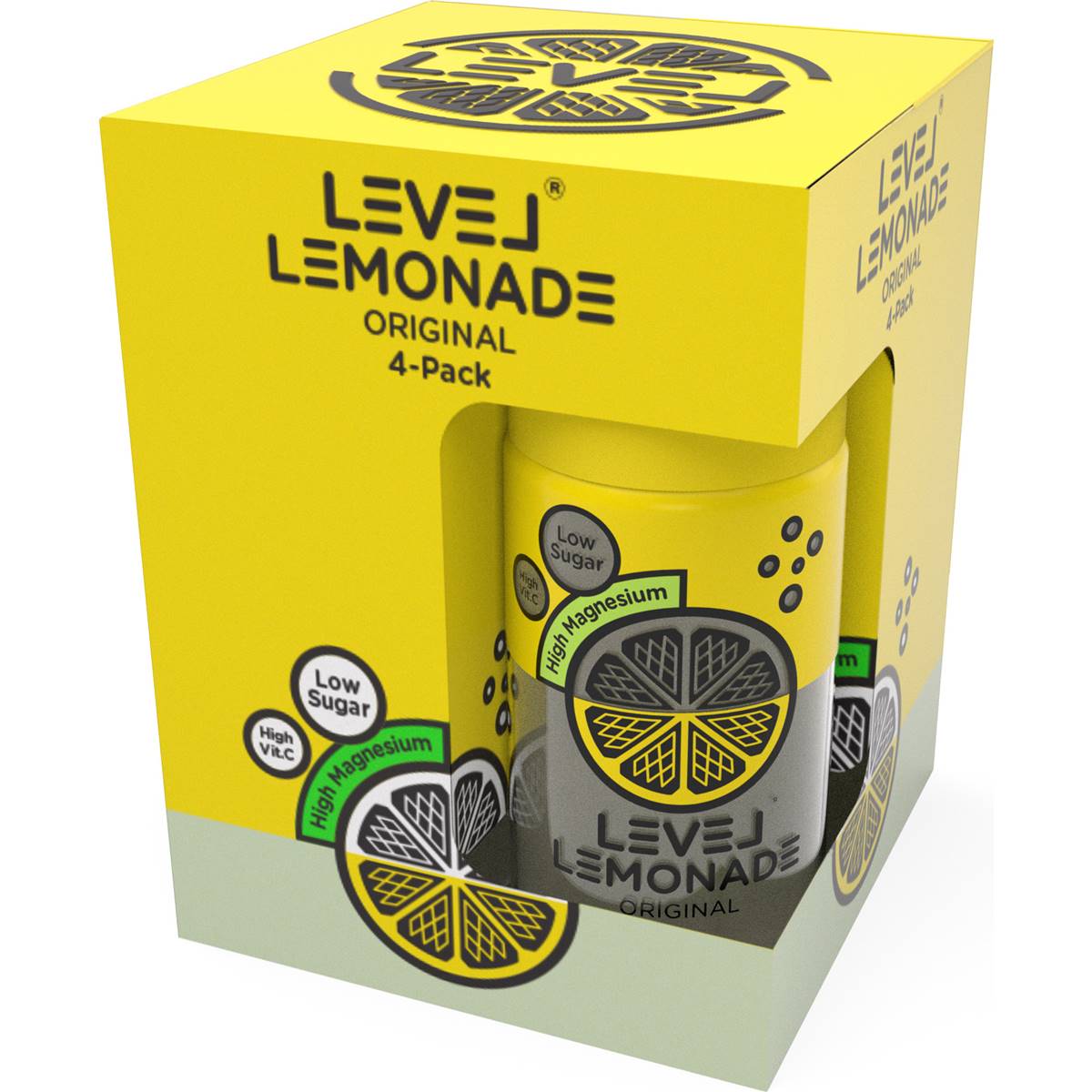 Level Lemonade 300ml X 4 Pack 