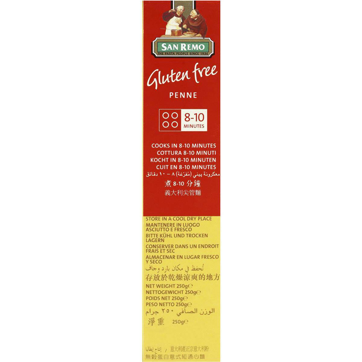 San Remo Penne Pasta Gluten Free 250g Woolworths gluten-free-penne-pasta