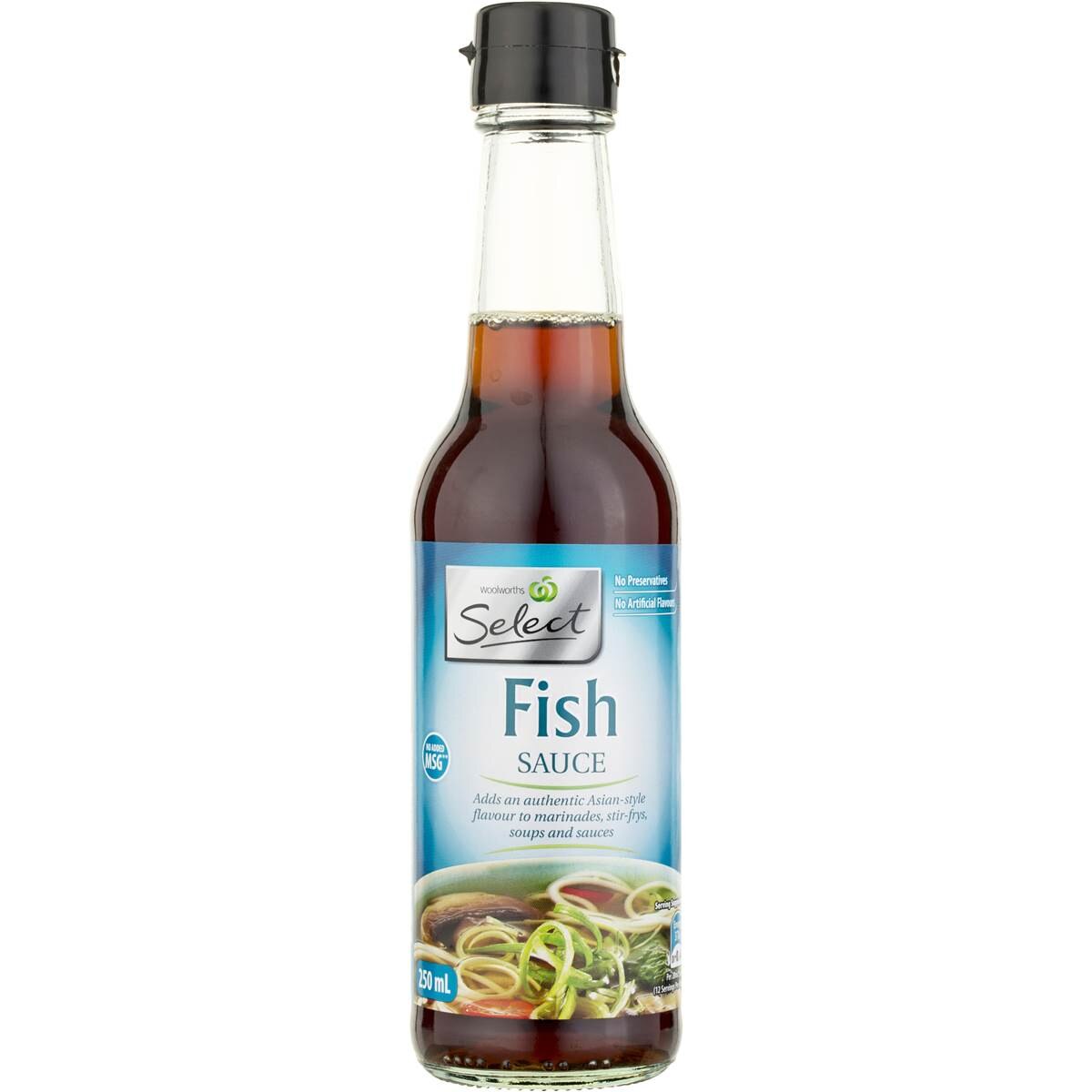 Woolworths Select Asian Sauce Fish 250ml Woolworths