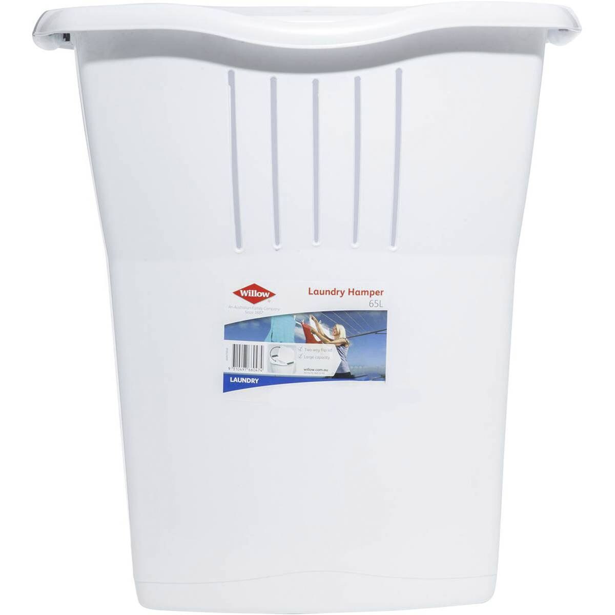 Willow Laundry Hamper 65l Astd Woolworths