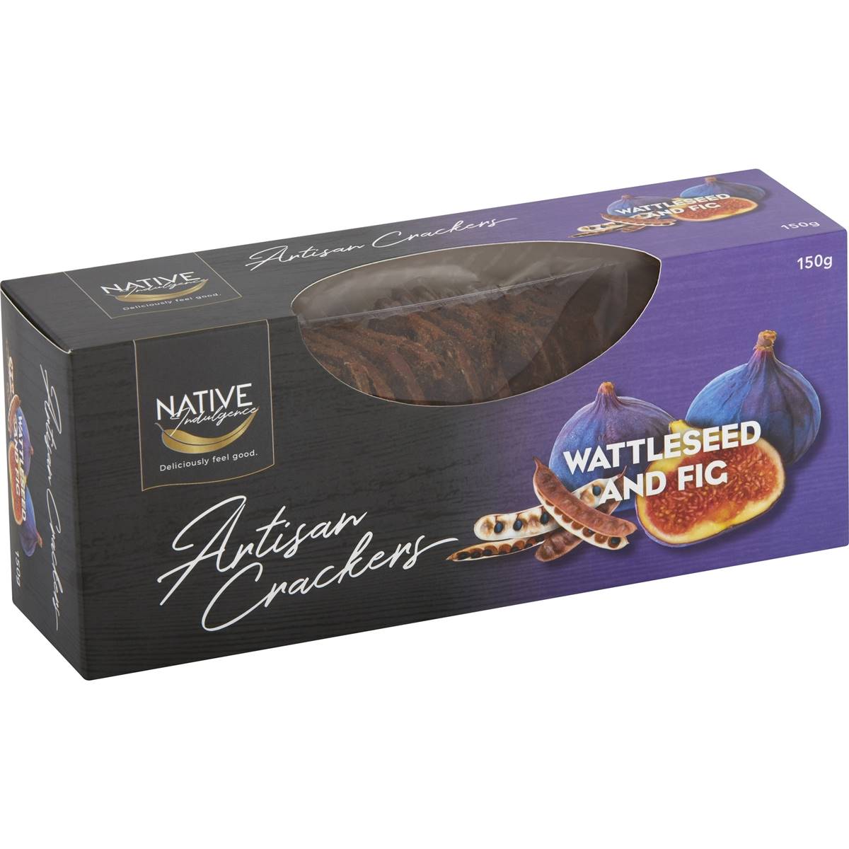 Native Indulgence Native Indulgence Wattleseed And Fig Crackers