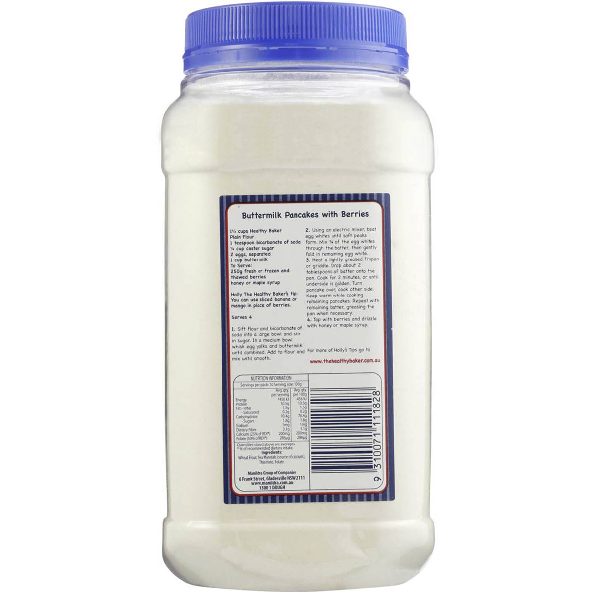 Healthy Baker Plain Flour Easy Store 1kg Woolworths