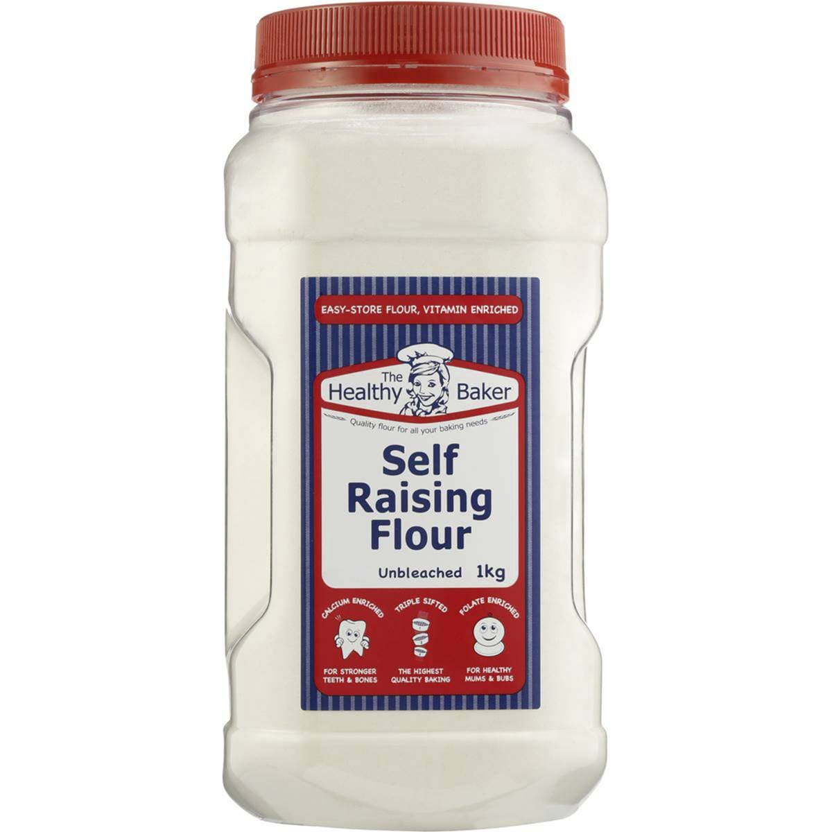 Healthy Baker Self Raising Flour Easy Store 1kg Woolworths