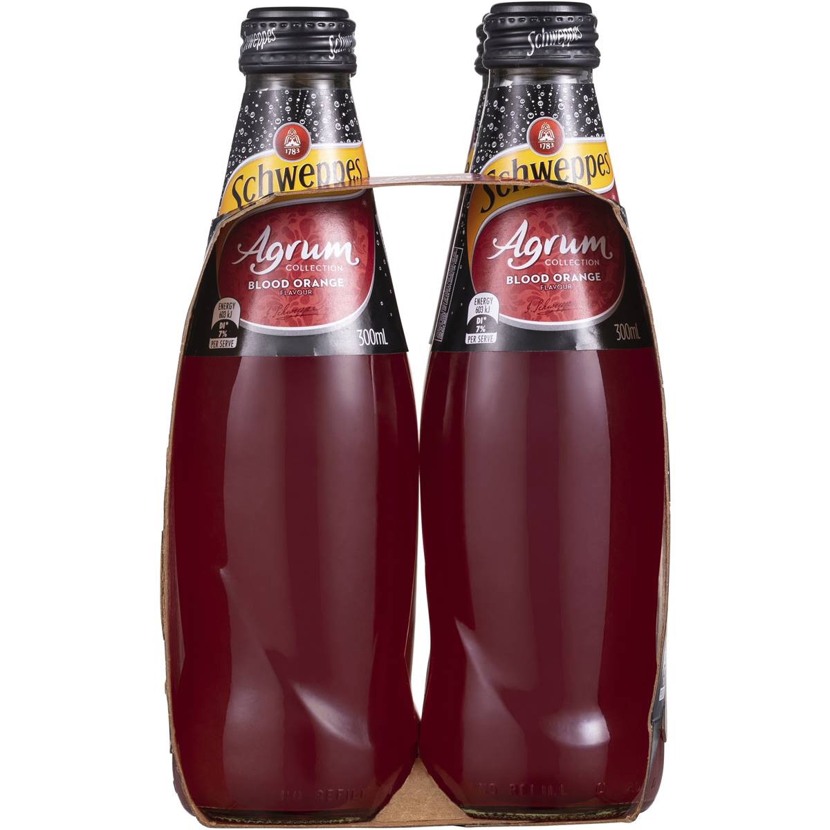 Schweppes Agrum Blood Orange Soft Drink Bottles Ml X Pack Woolworths