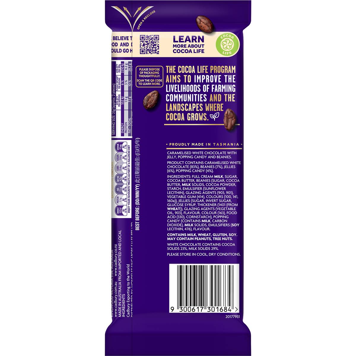 Cadbury Caramilk Marvellous Creations Chocolate Block 190g | Woolworths