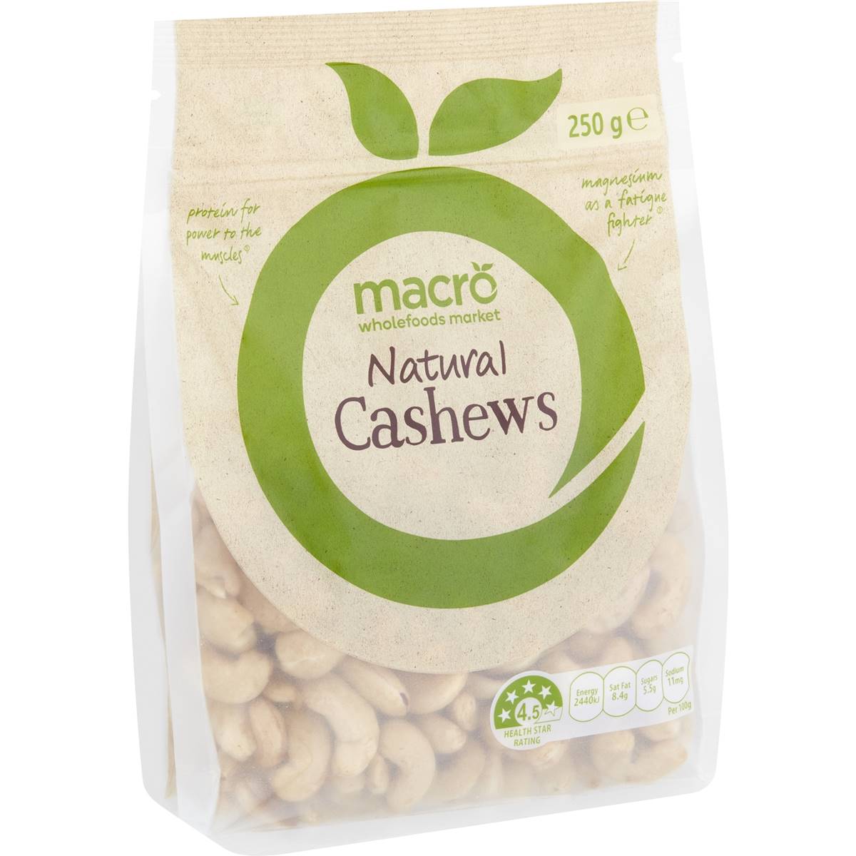 Macro Cashew Kernels 250g | Woolworths