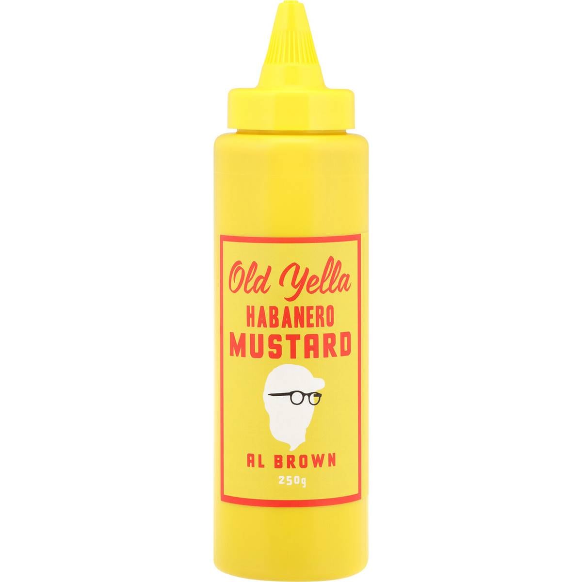 Al Brown Old Yella Habanero Mustard 250g Woolworths