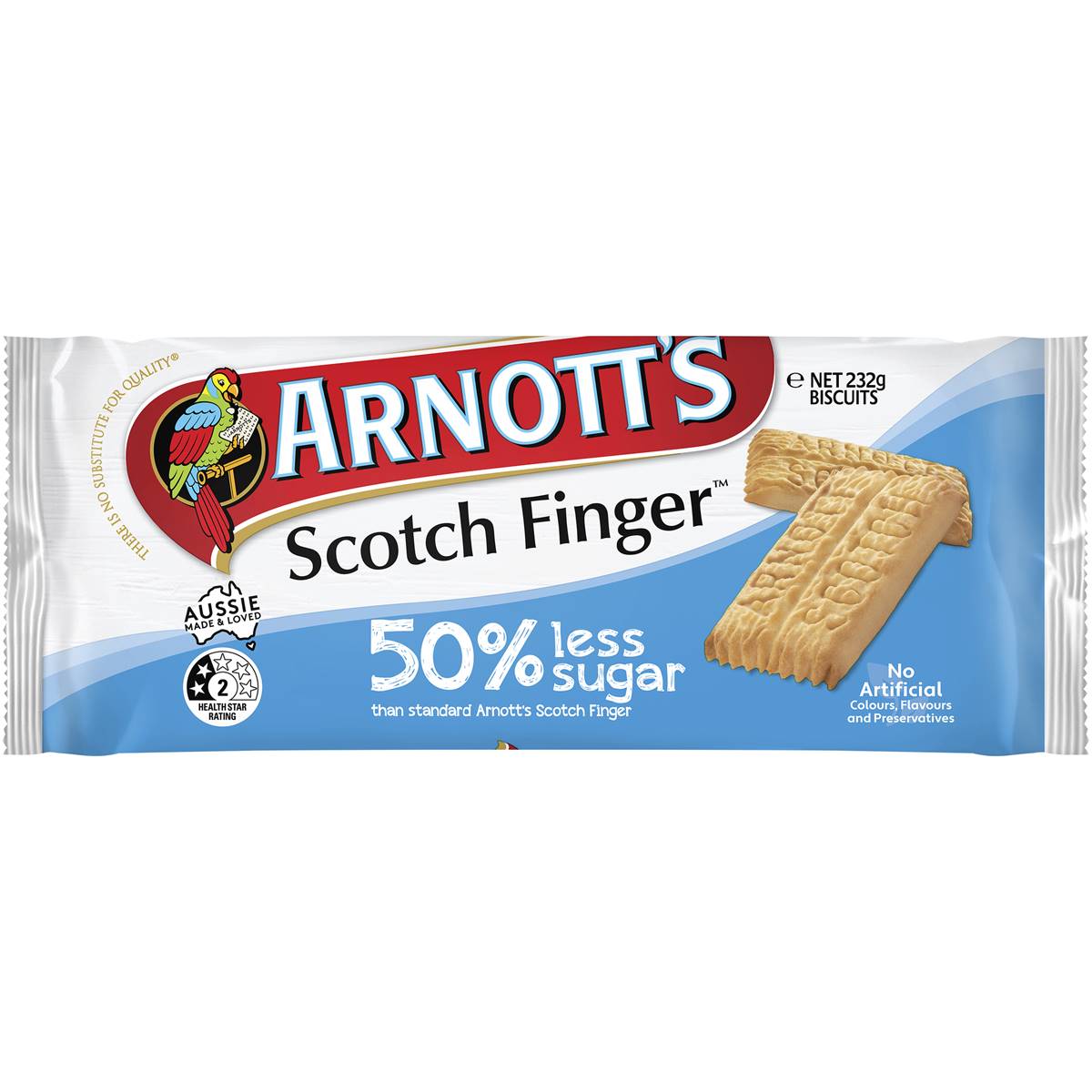 Arnott's Scotch Finger 50 Less Sugar Plain Biscuits 232g Woolworths
