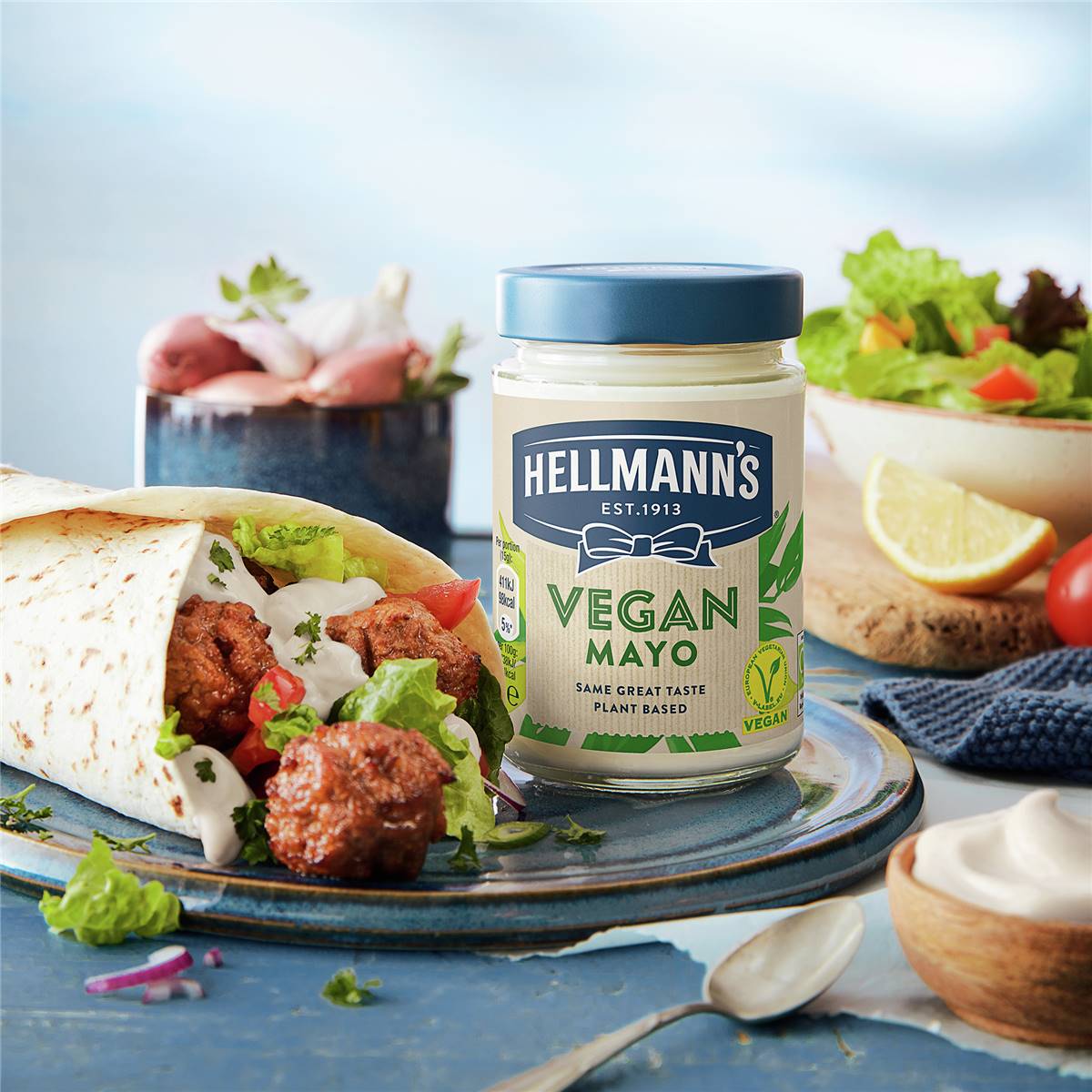 Hellmann's Vegan Alternative To Mayonnaise 100 Plant Based 270 G