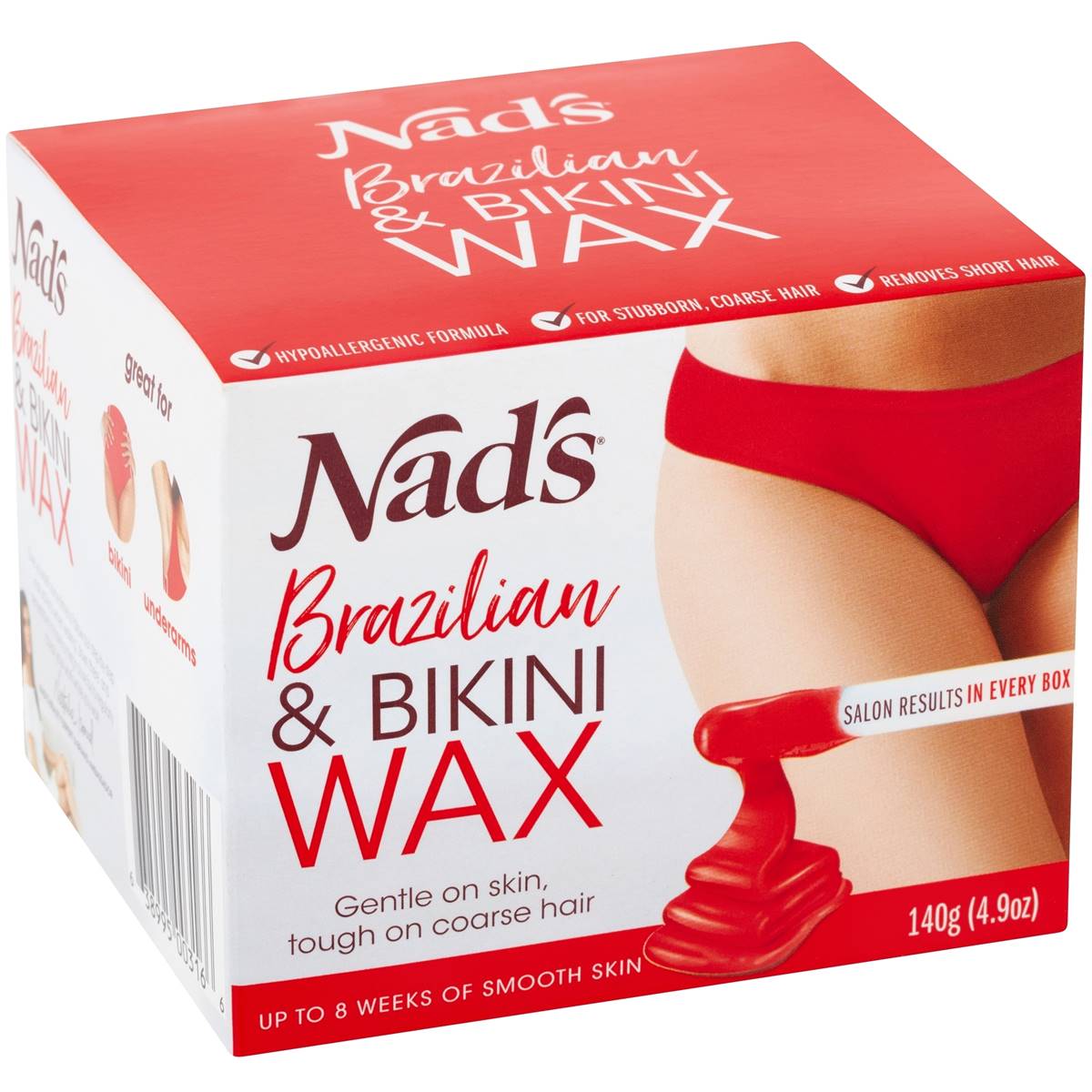 Nads Hair Removal Wax Brazilian And Bikini 140g Woolworths