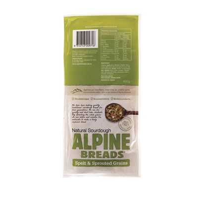 Alpine Natural Sourdough Spelt & Sprouted Grains Bread