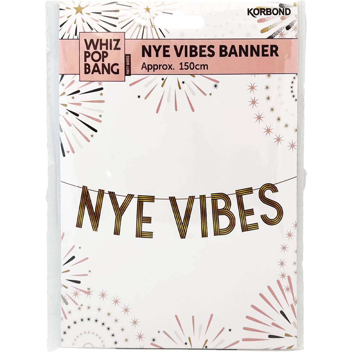 Whiz Pop Bang Banner Paper Letter Nye Vibes Gold Each Woolworths Whiz pop bang banner paper letter nye vibes gold each woolworths