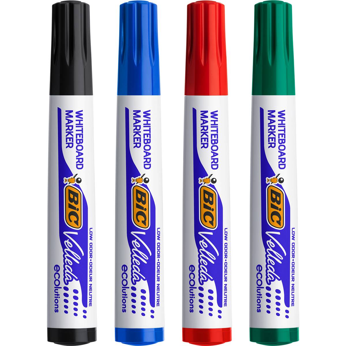 BIC Velleda 1701 Whiteboard Markers Large 4 pack | Woolworths