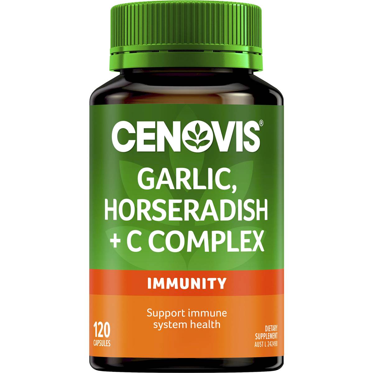 Cenovis Garlic Horseradish + Vitamin C Complex For Immune Support 120