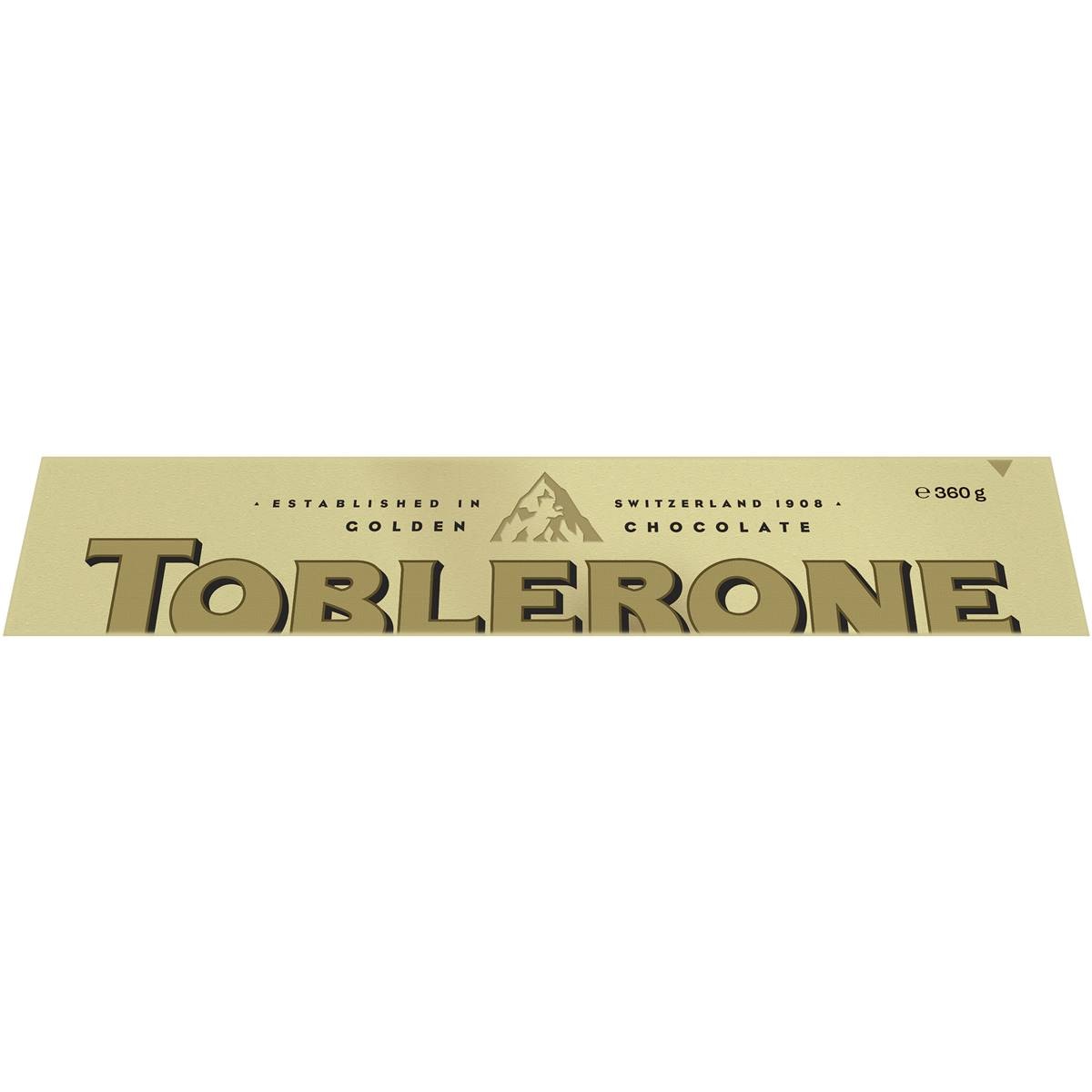 Toblerone Golden Caramel White Chocolate 360g | Woolworths