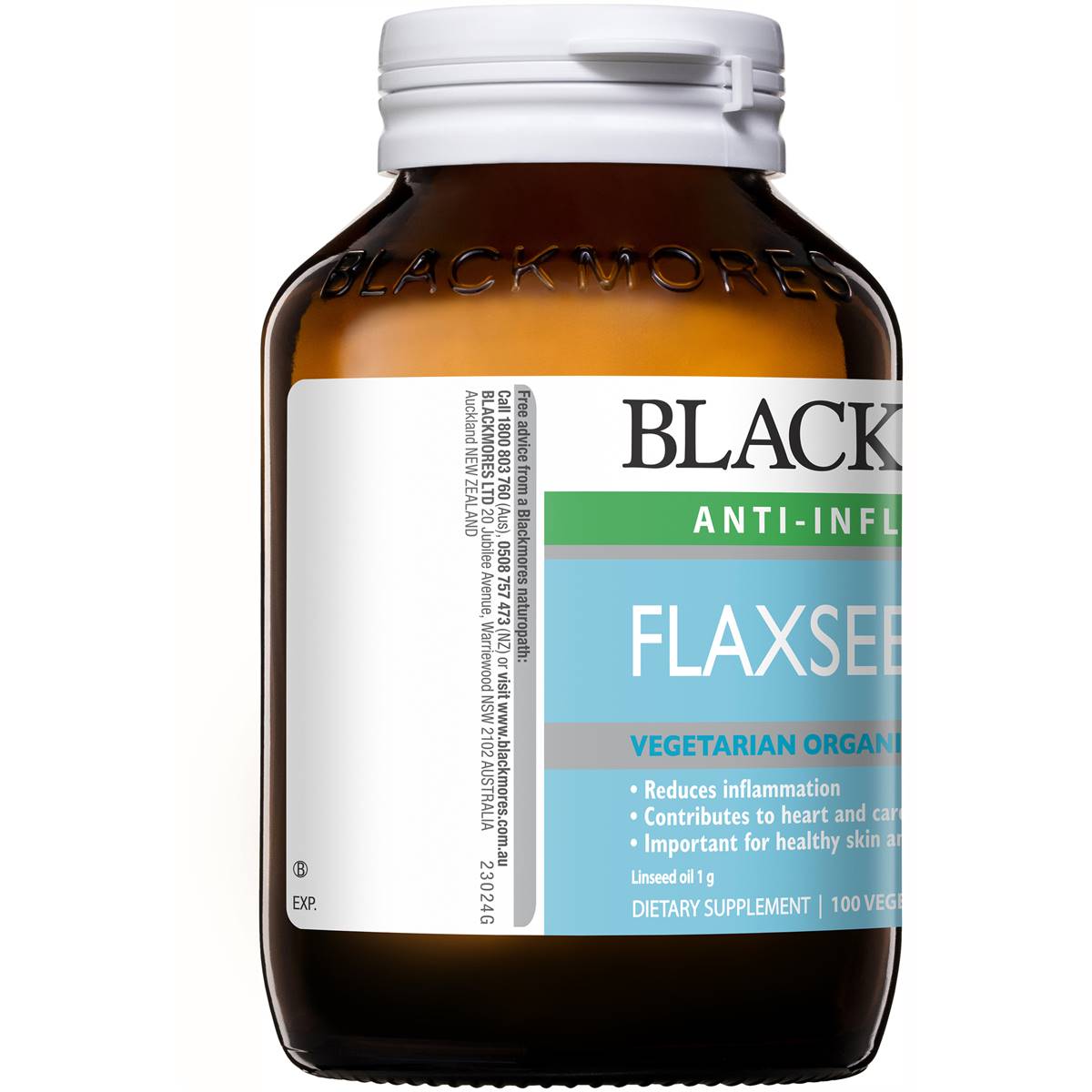 Blackmores Antiinflammatory Flaxseed Oil 1000mg 100 Pack Woolworths