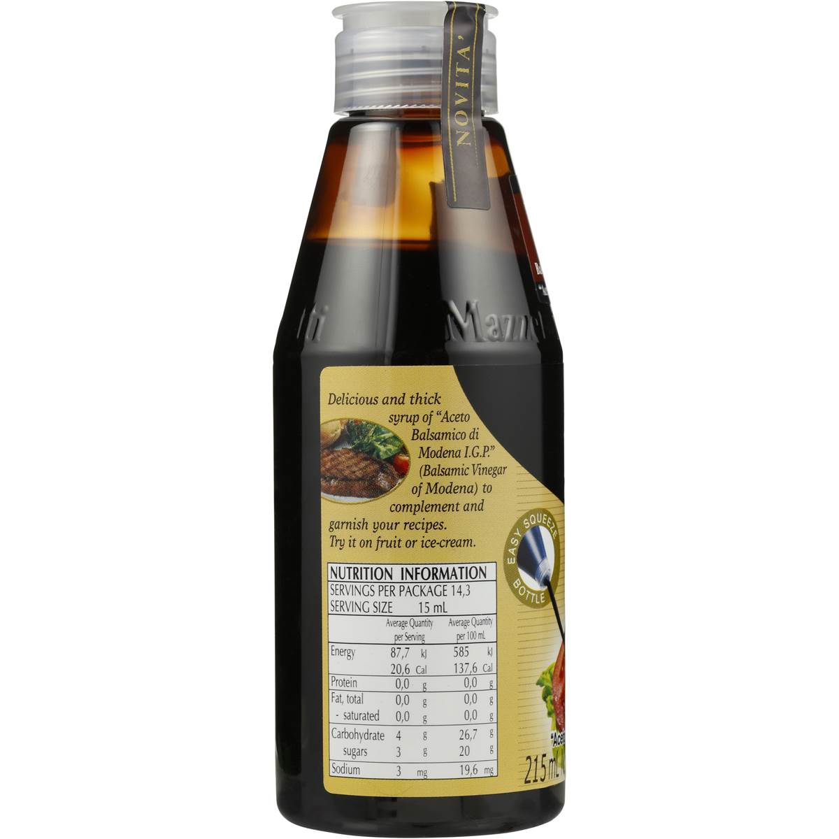 Mazzetti Vinegar Balsamic Glaze 215ml Woolworths
