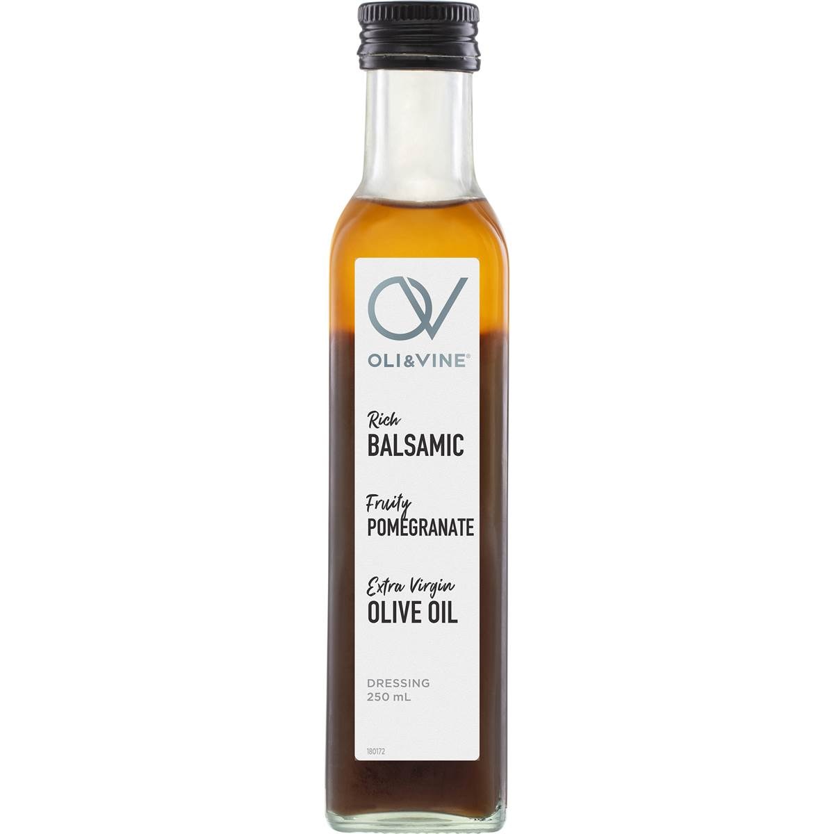 Oli And Vine Balsamic Pomegranate And Extra Virgin Olive Oil Dressing 250ml Woolworths 6828