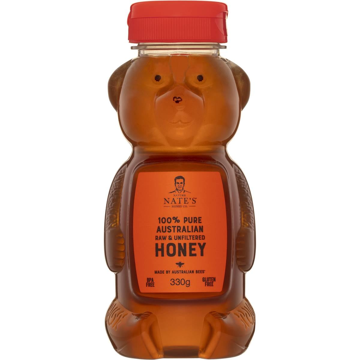 Nature Nate's Honey Bear Australian Honey 330g Woolworths