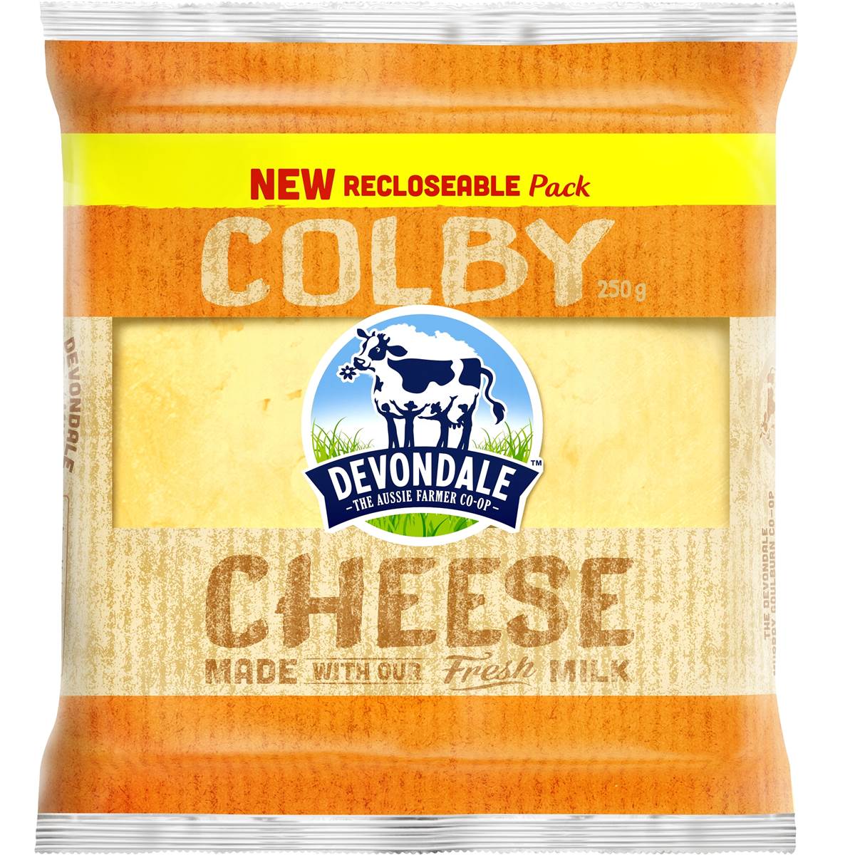 Devondale Colby Cheese 250g Woolworths