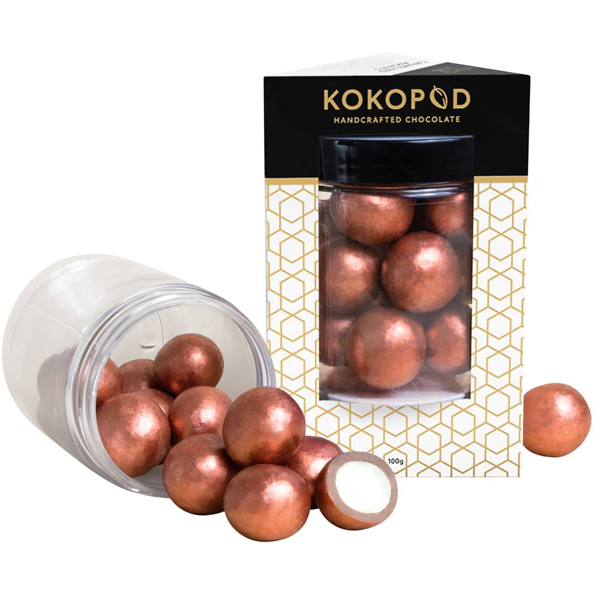 Kokopod Caramelised Macadamia Nut Chocolates 100g Woolworths