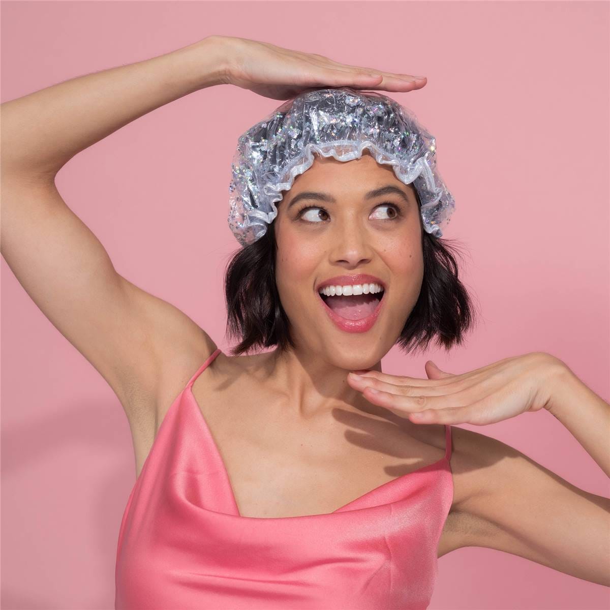 Mcobeauty Iridescent Stars Shower Cap Each Woolworths