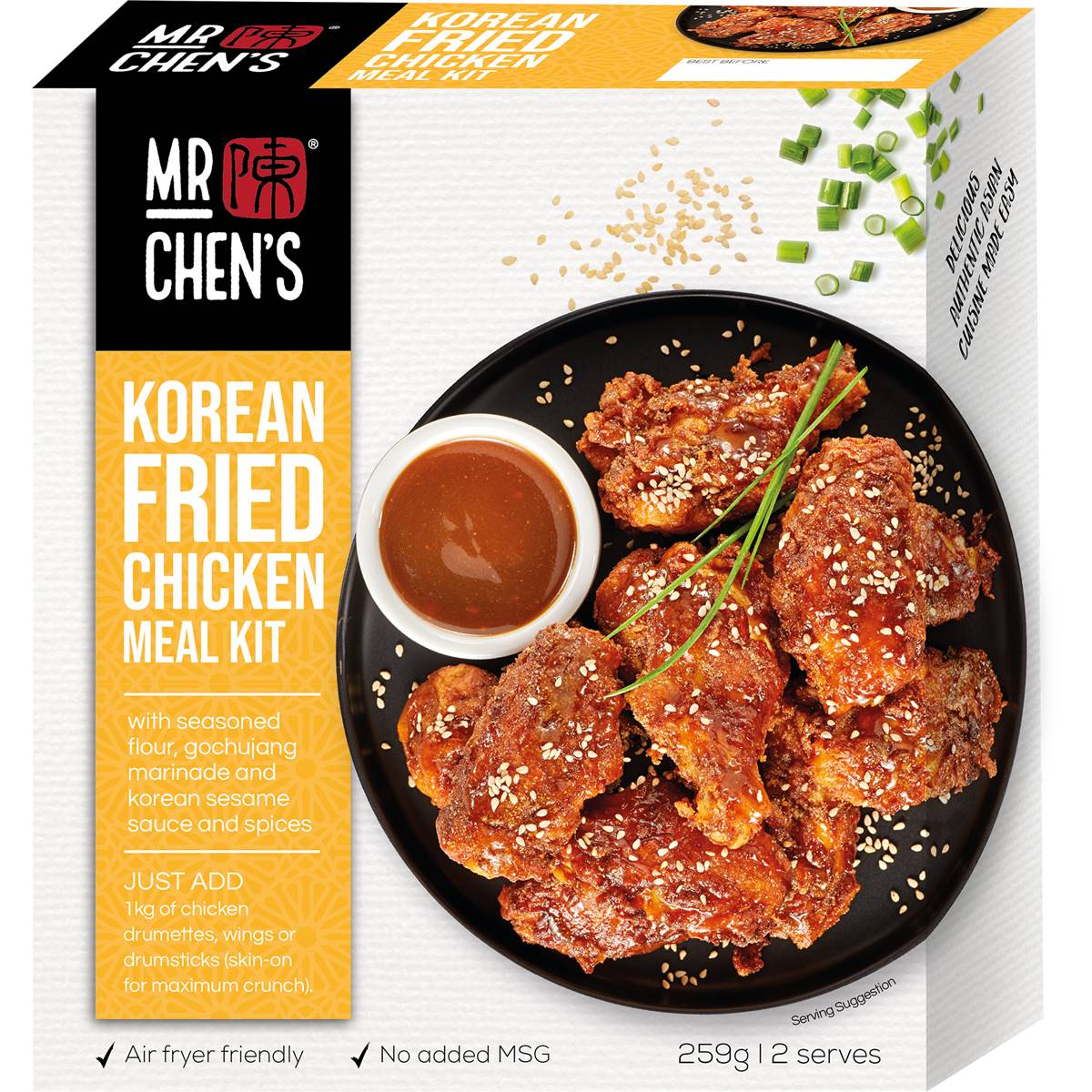 Mr Chen s Korean Fried Chicken Meal Kit 259g Woolworths