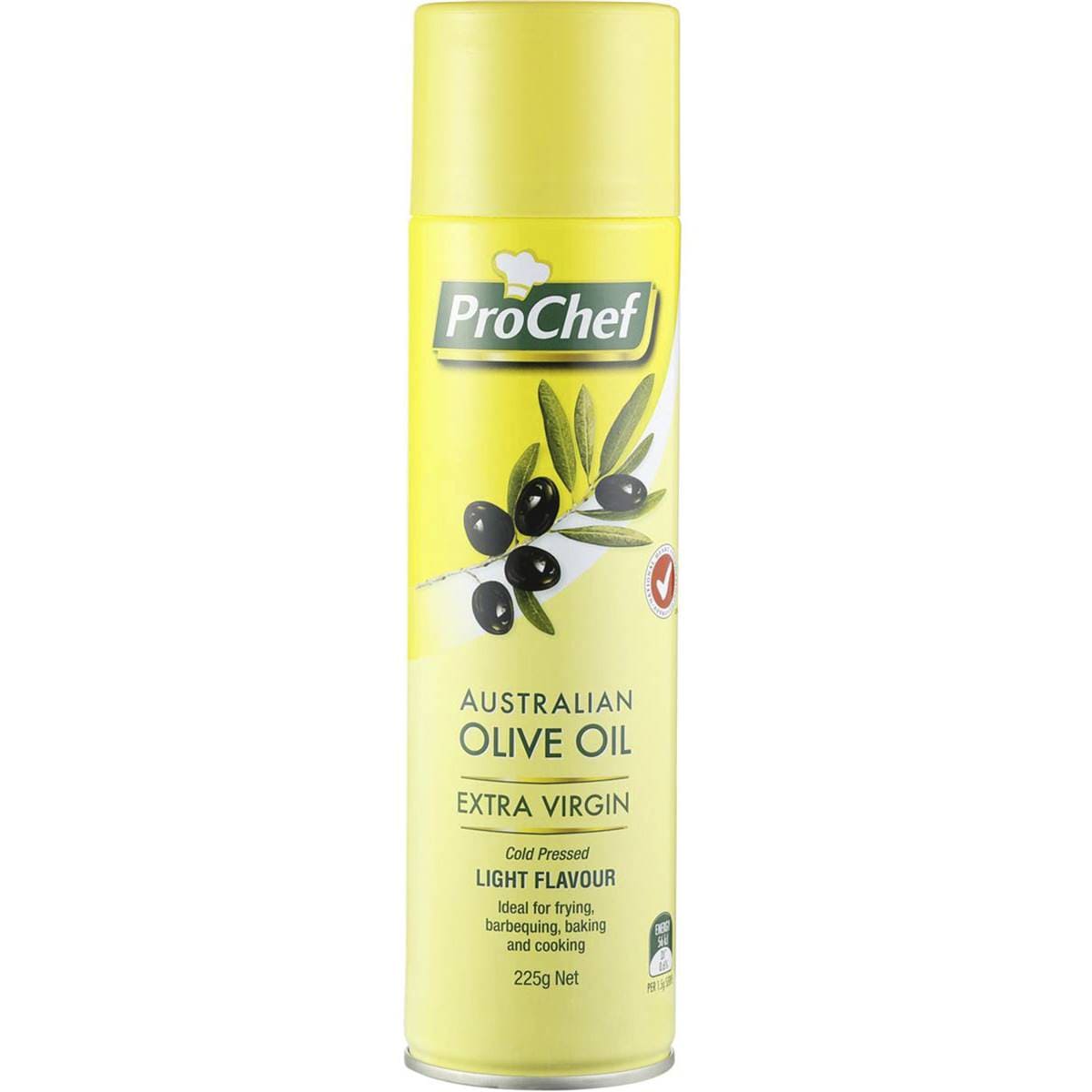 Prochef Olive Oil Spray Light Flavour 225g Woolworths