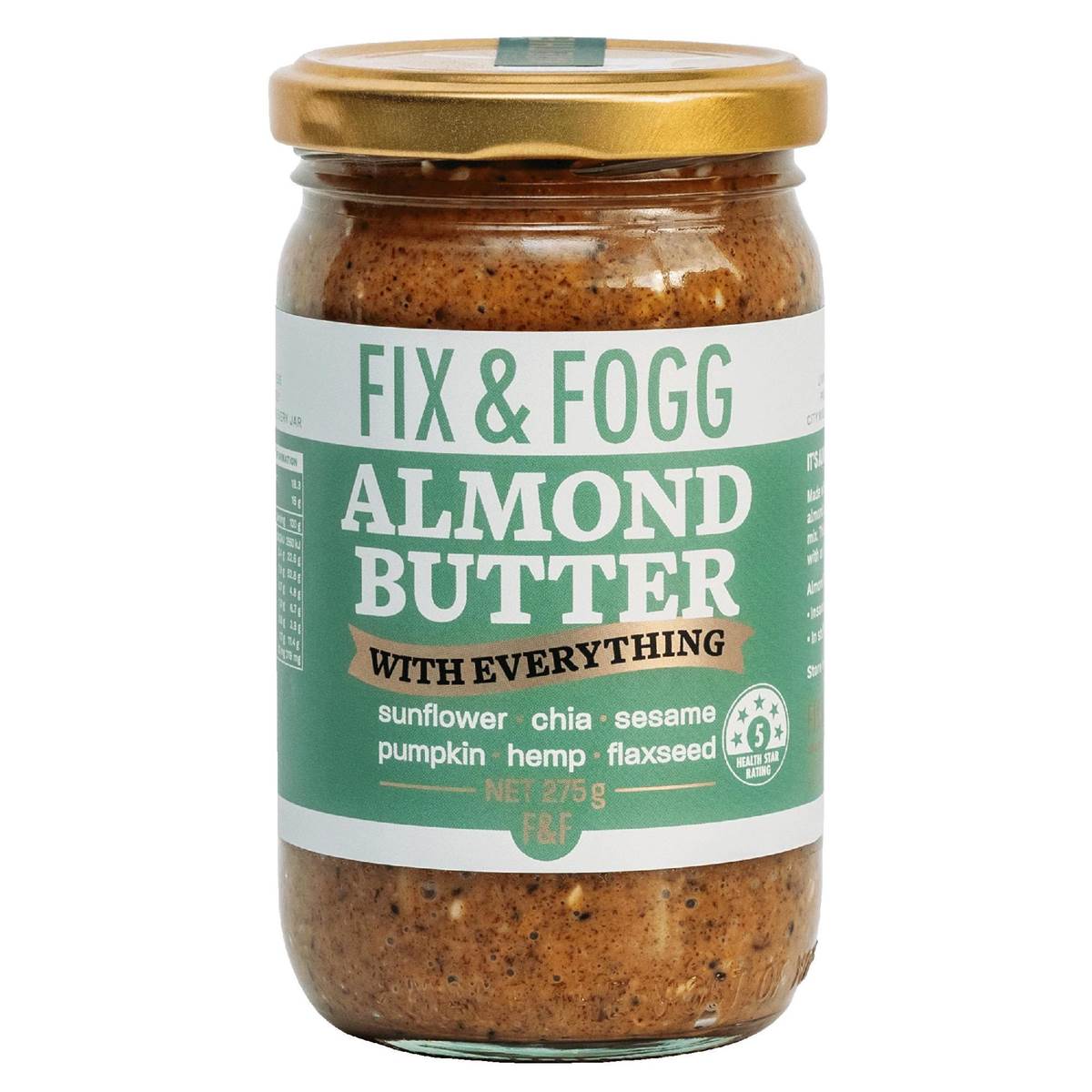Fix & Fogg Almond Everything Spread 275g Woolworths